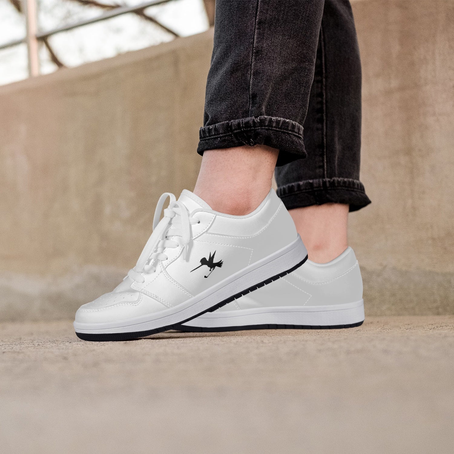 HW Golf Low-Top Leather Sneakers