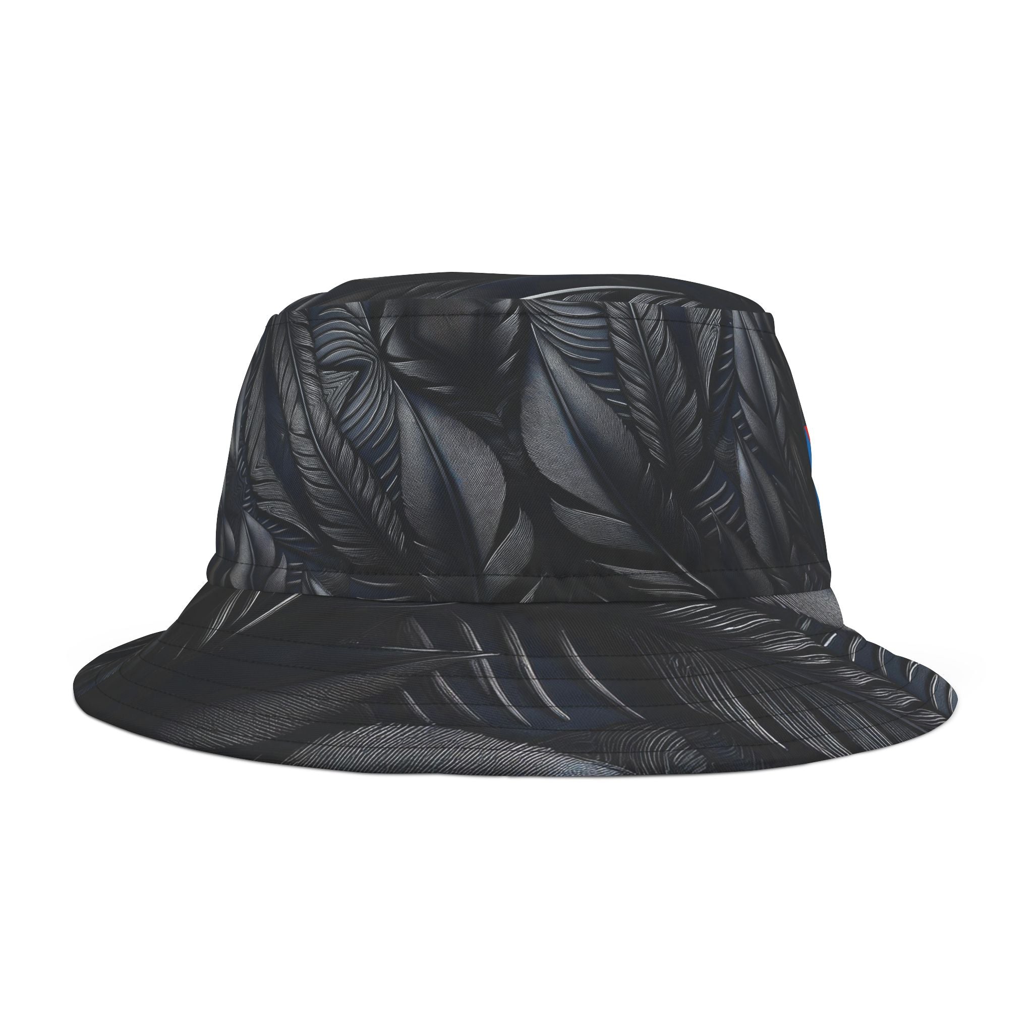 Black Tribal Feathers Golf Bucket Hat