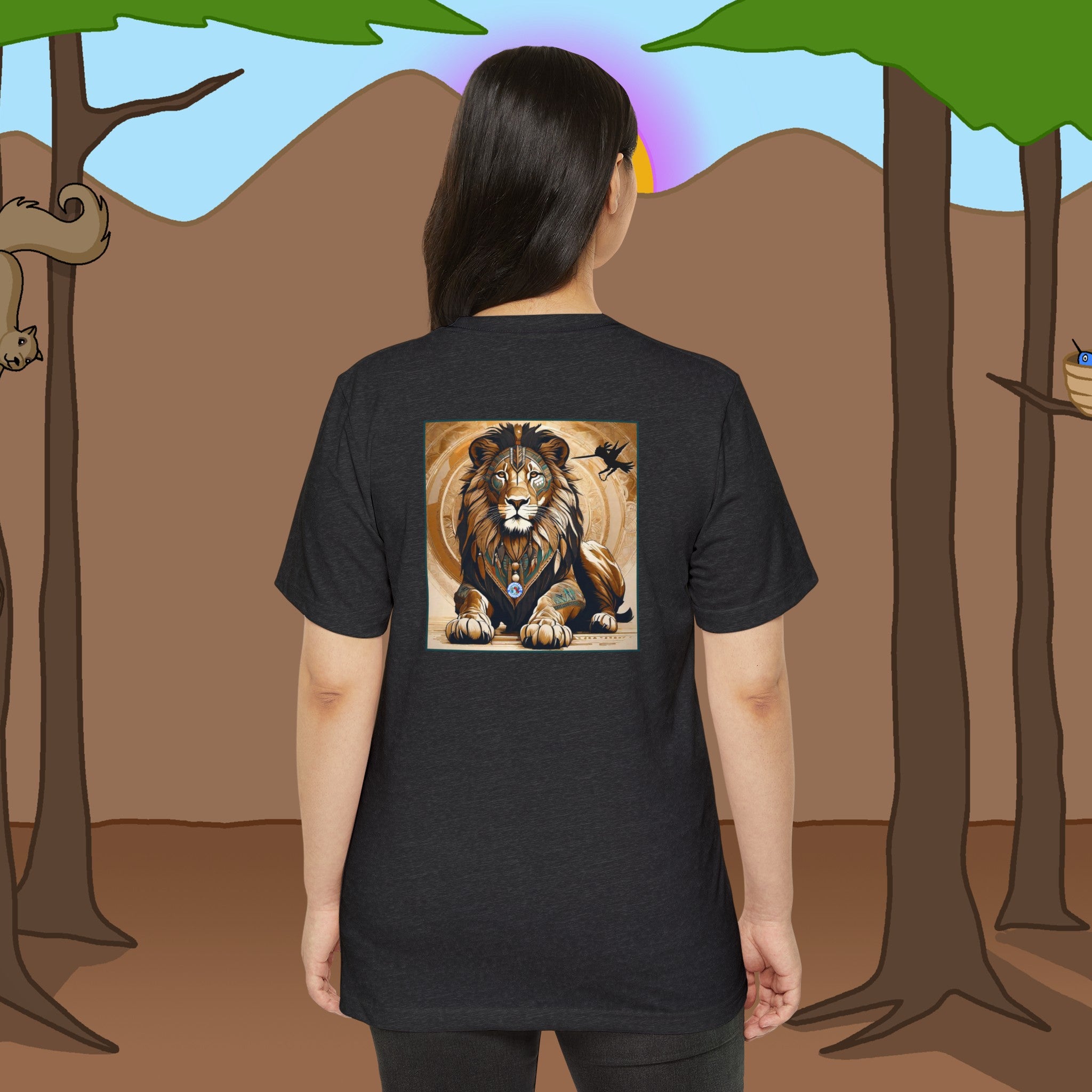 Lion Recycled Organic Loose Fit T-Shirt