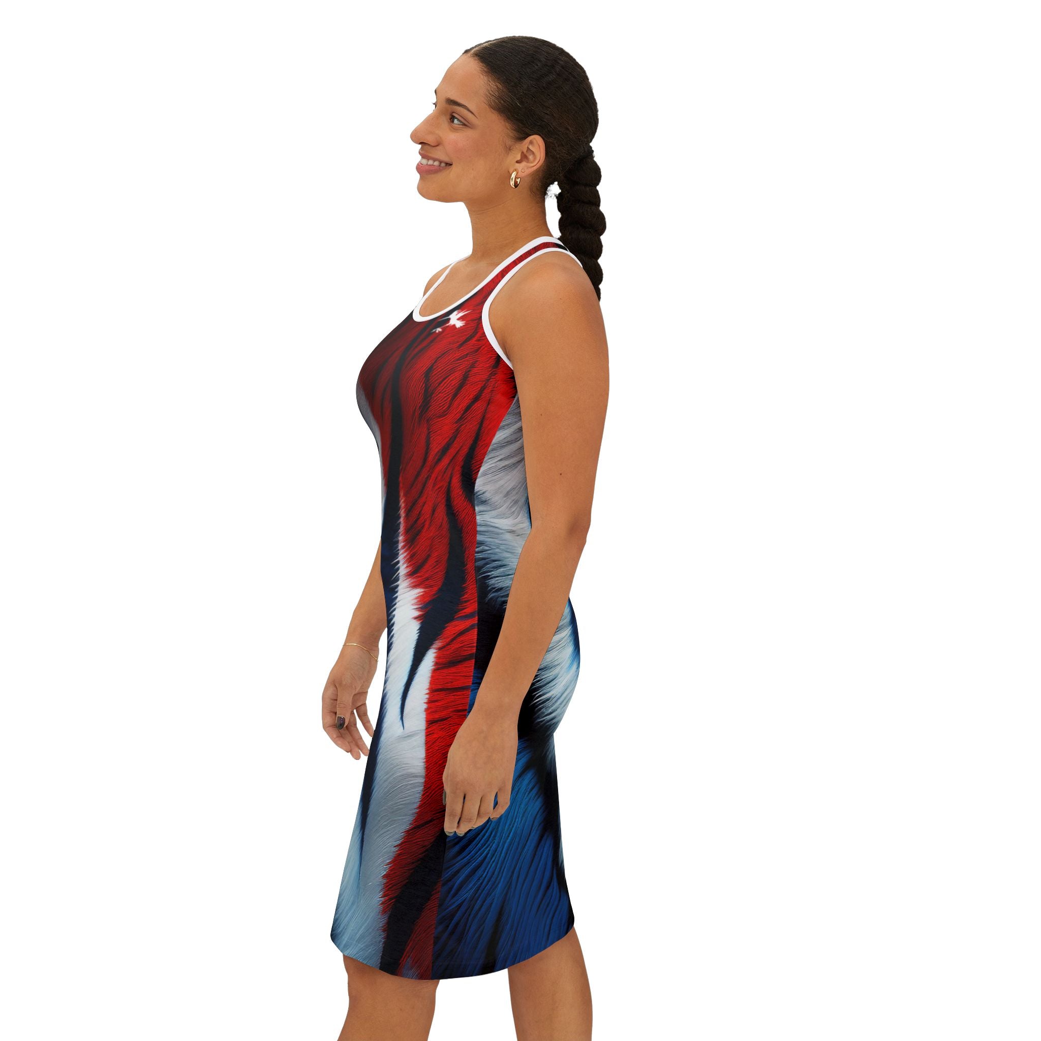 Tiger Spear Racerback Dress