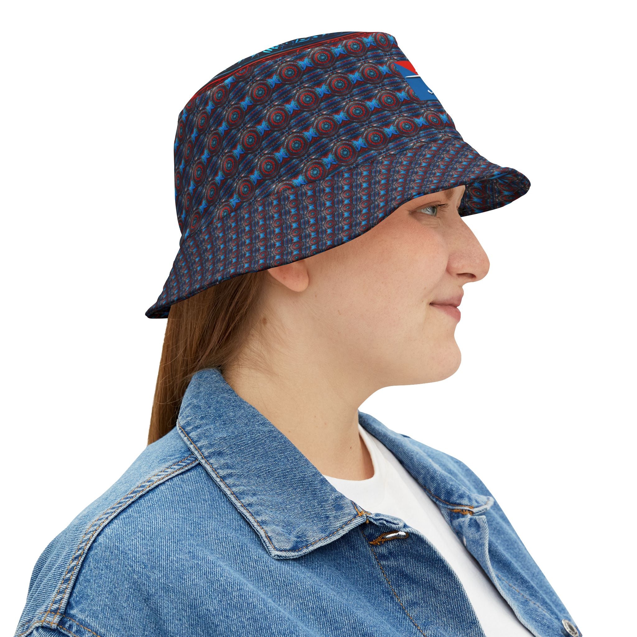 Tribal Shield Golf Bucket Hat