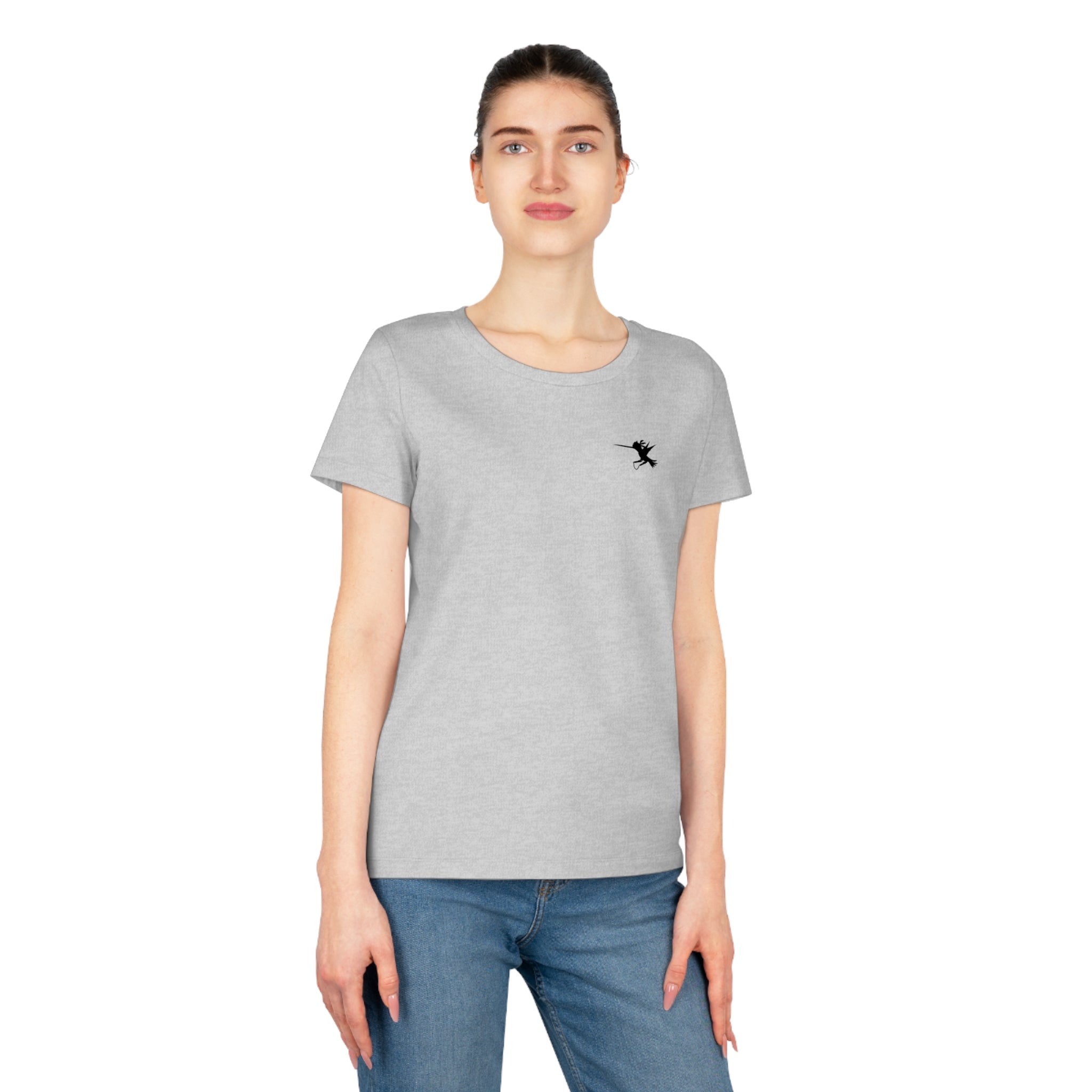 Nunchucks Silhouette Women's Certified Organic Vegan Tee