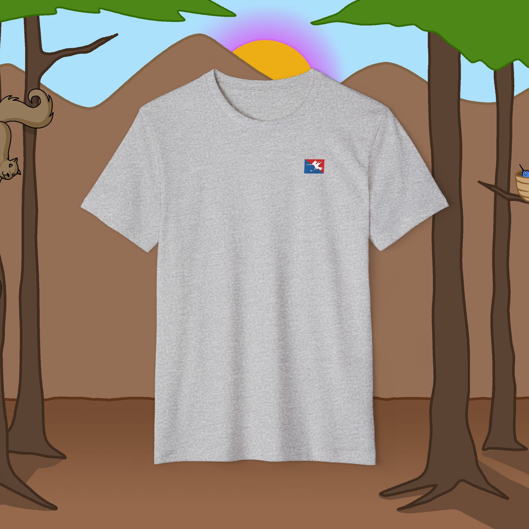 Golf Logo Recycled Organic Loose Fit T-Shirt