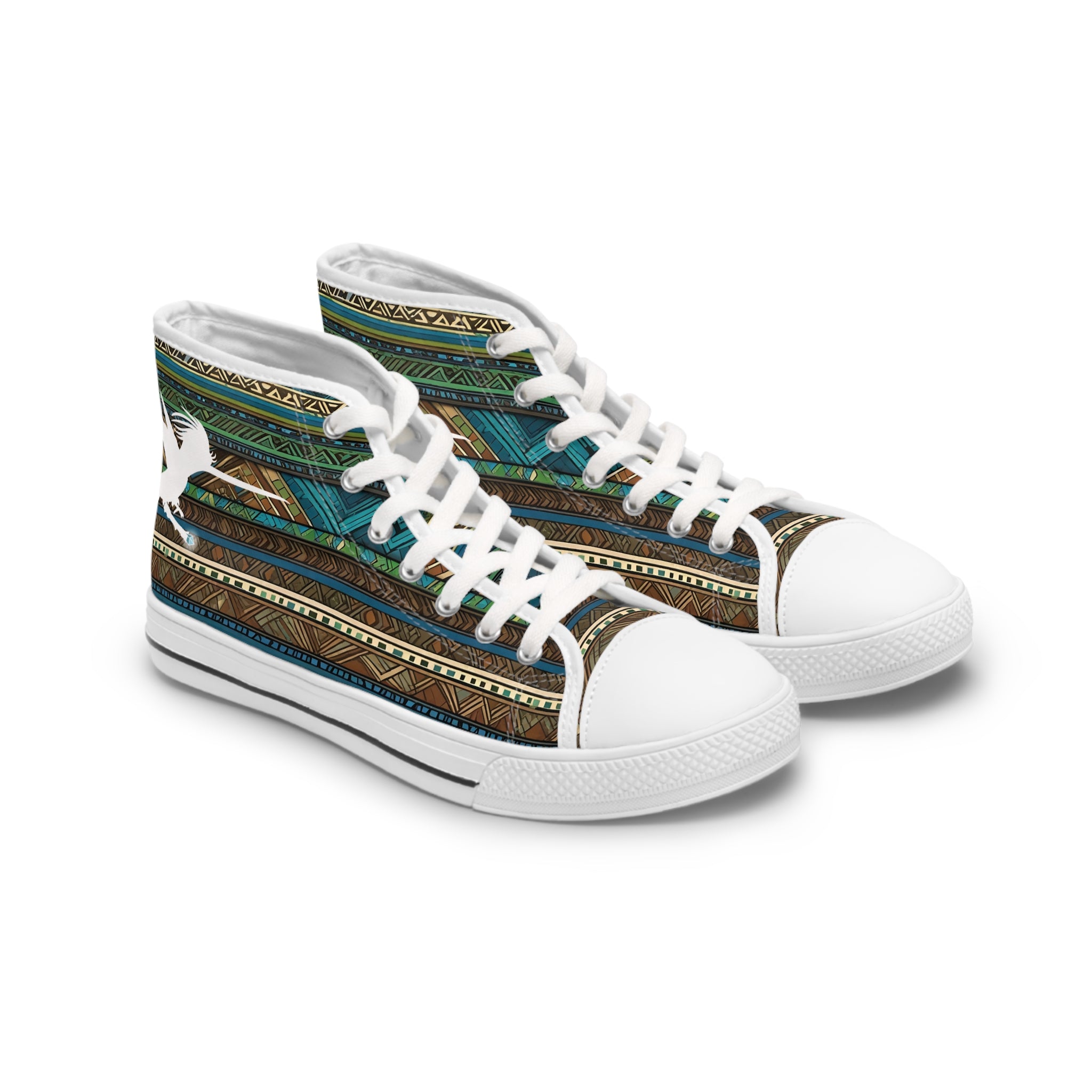 Tribal Wizard Wand Women's High Top Sneakers