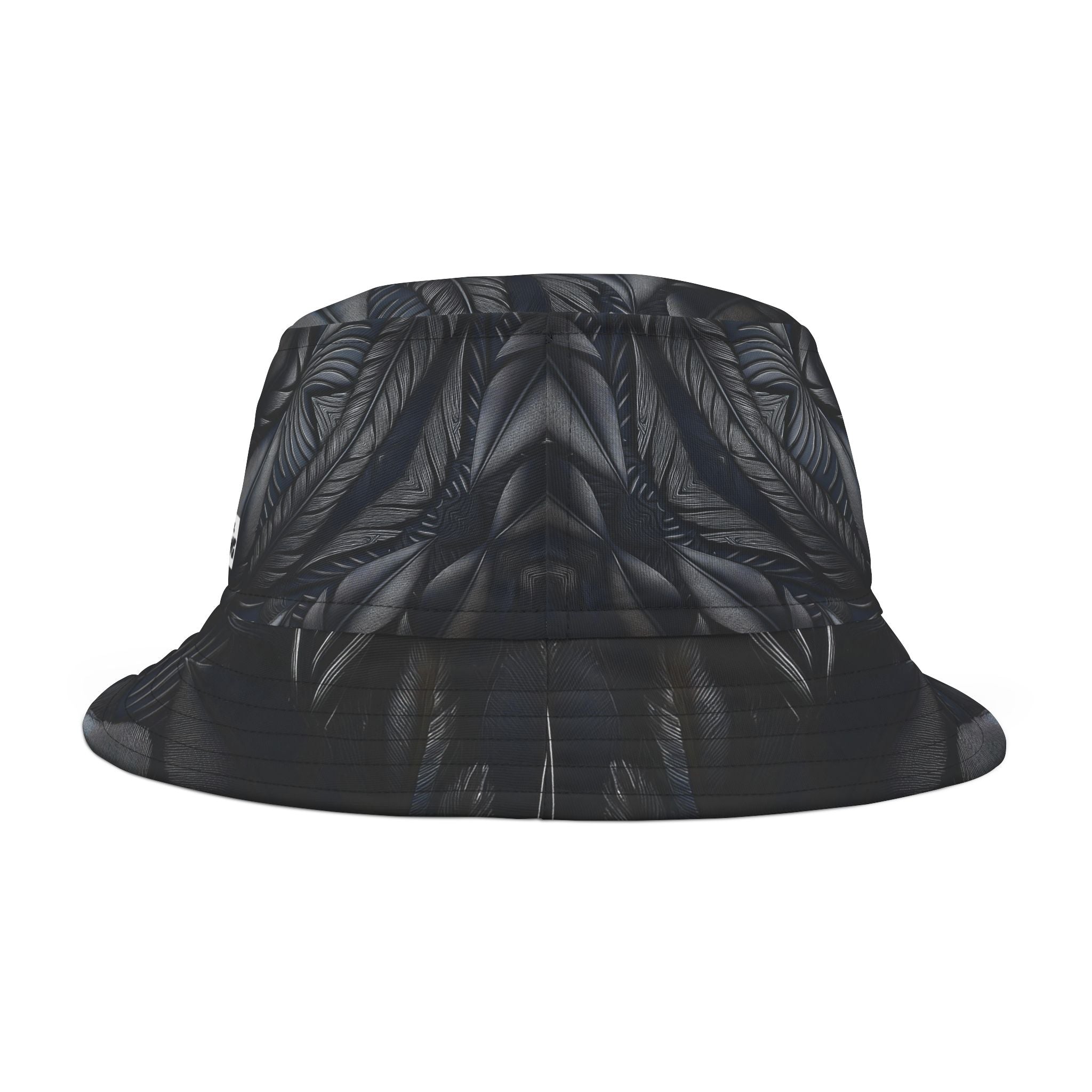 Black Tribal Feathers Golf Bucket Hat