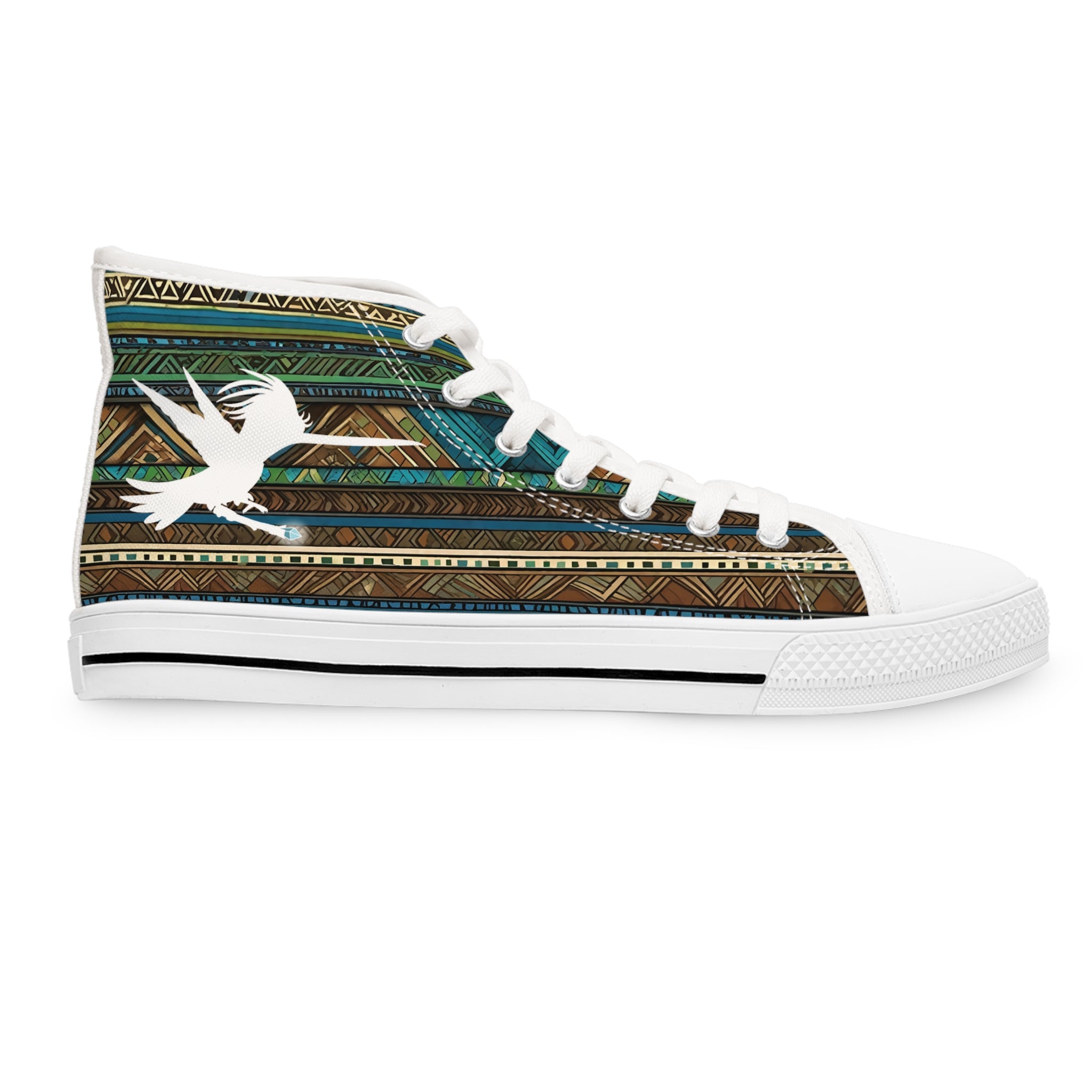 Tribal Wizard Wand Women's High Top Sneakers