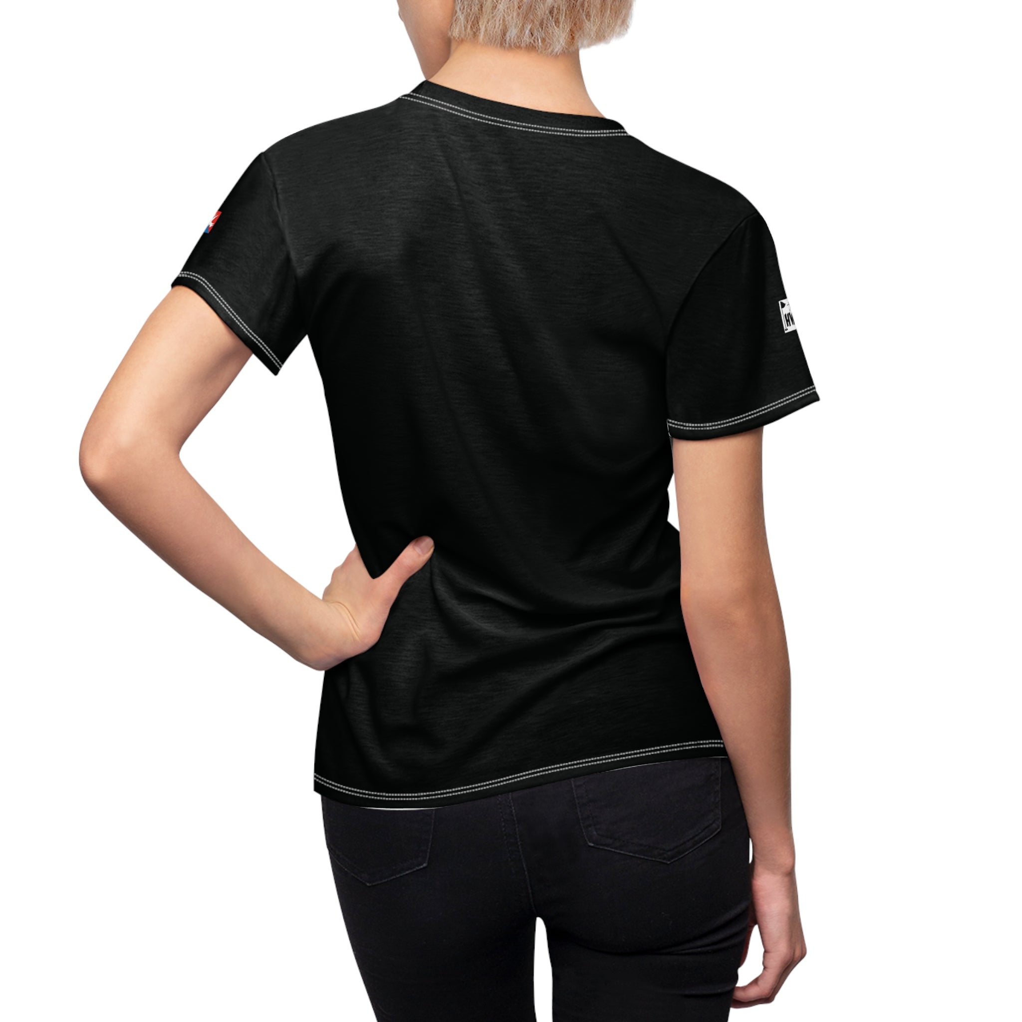 Golfer Black Women's Performance Tee