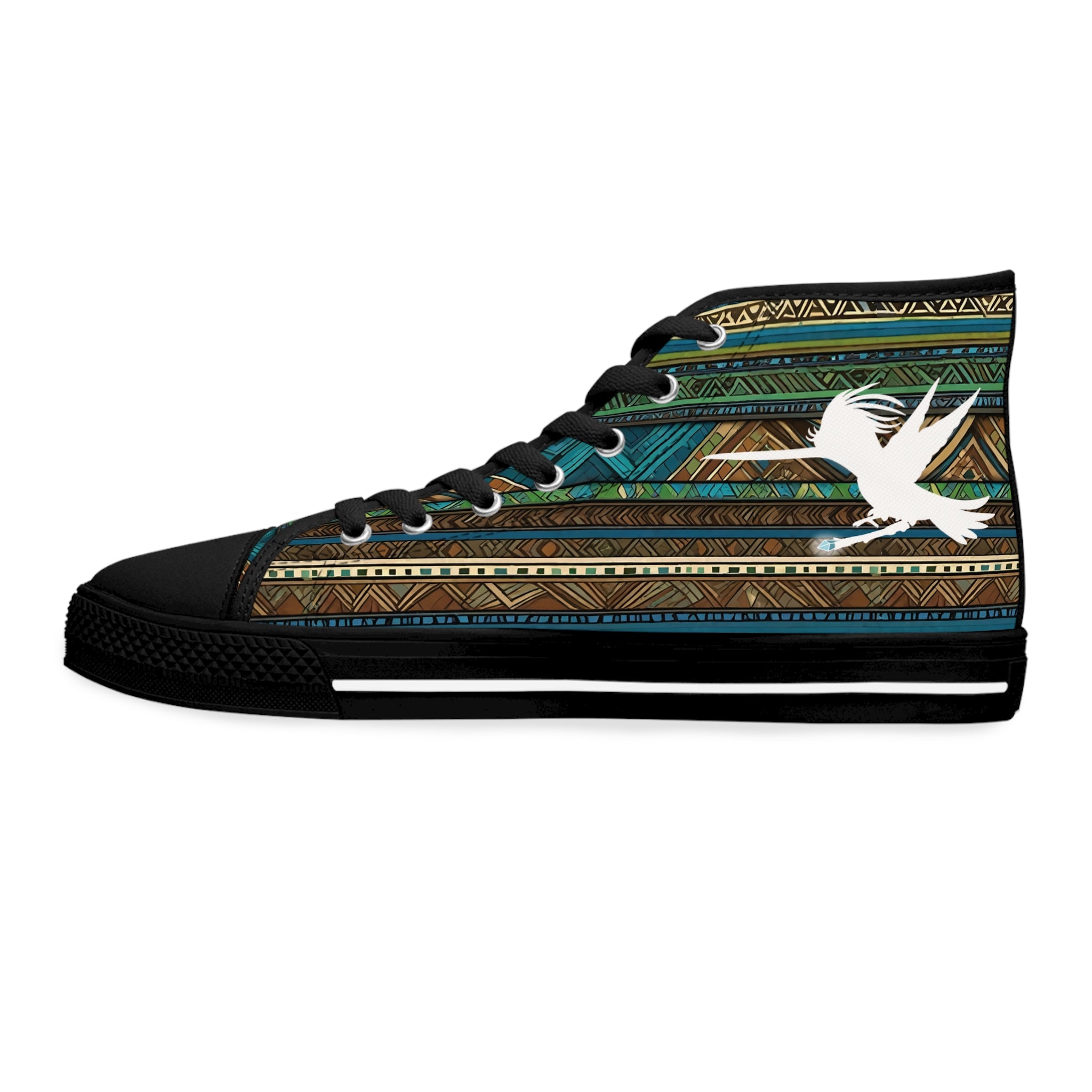 Tribal Wizard Wand Women's High Top Sneakers