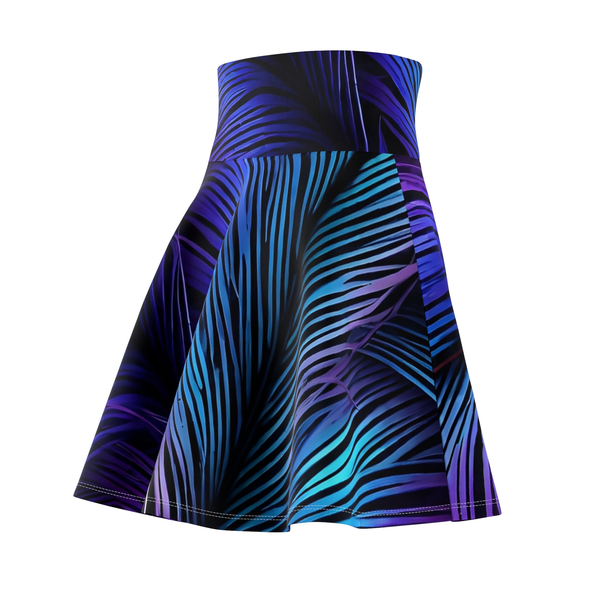 Purple Blue Feathers Skirt