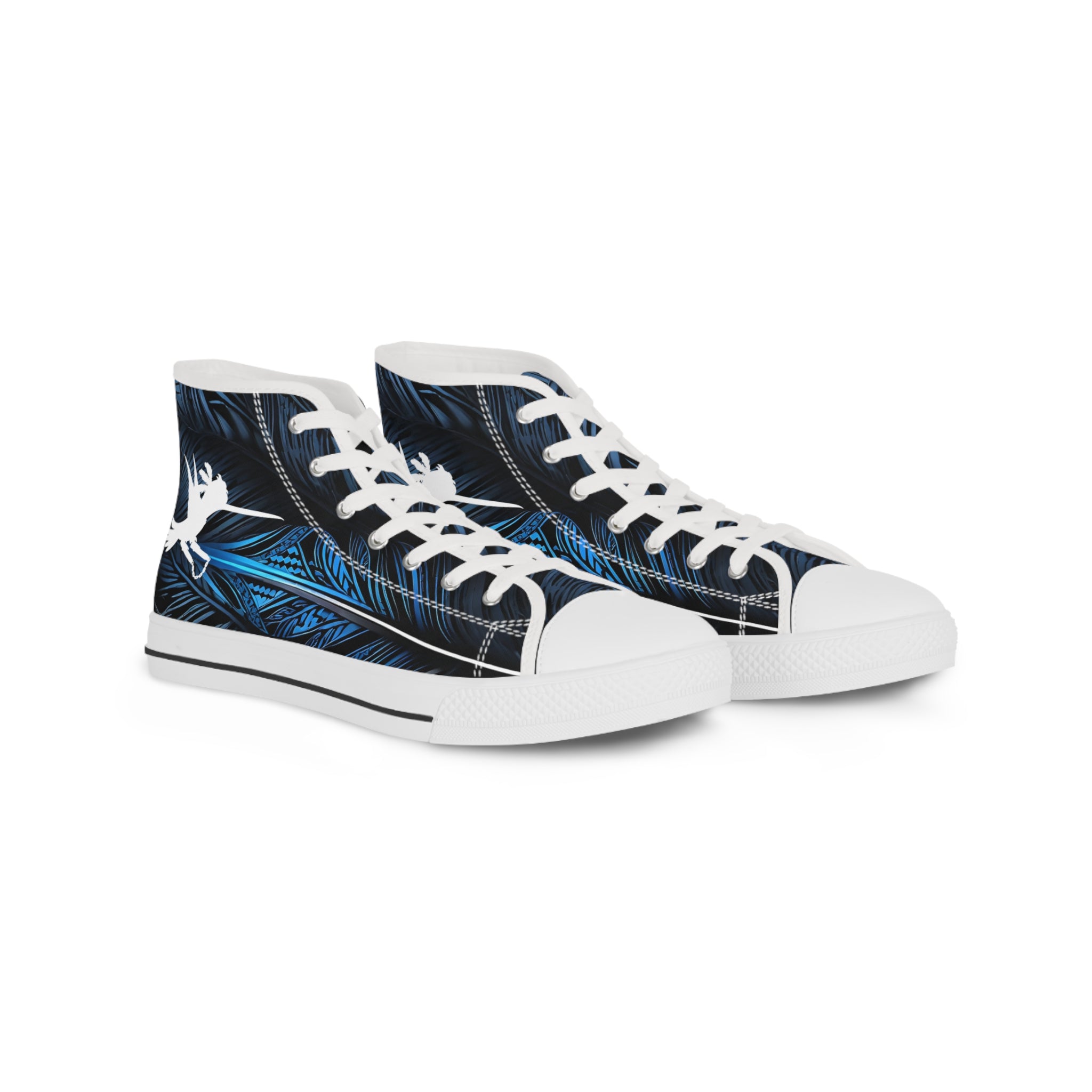 Tribal Feathers Men's High Top Sneakers