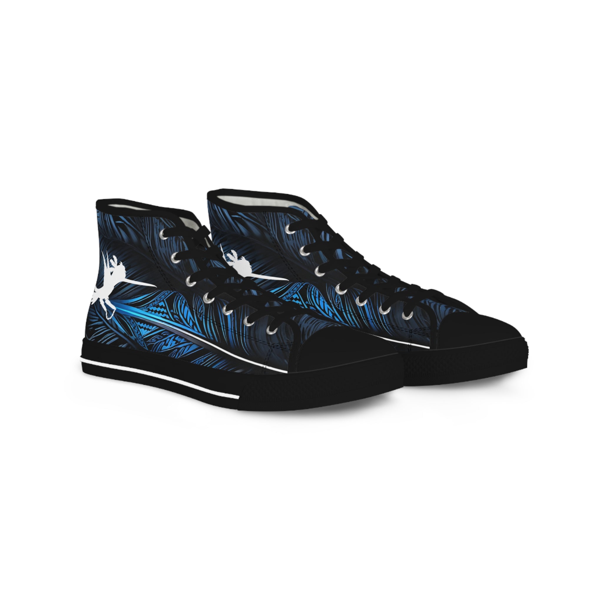 Tribal Feathers Men's High Top Sneakers