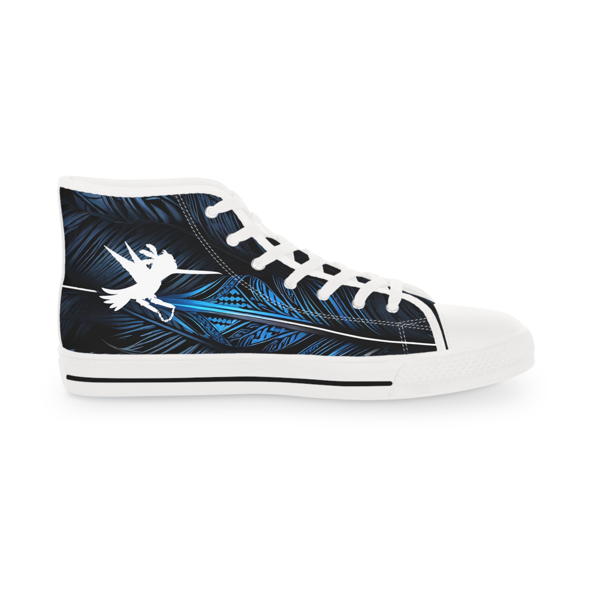 Tribal Feathers Men's High Top Sneakers