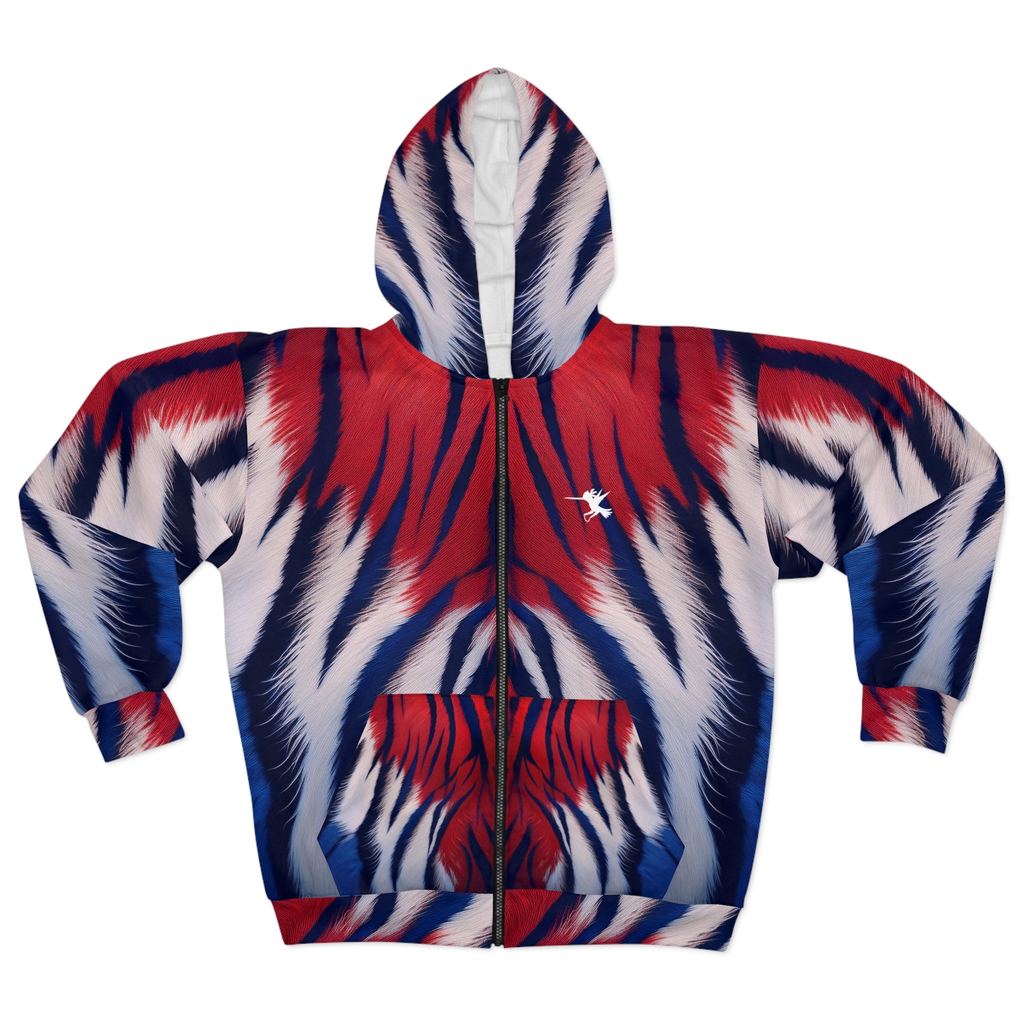 Tiger Zip Up Hoodie