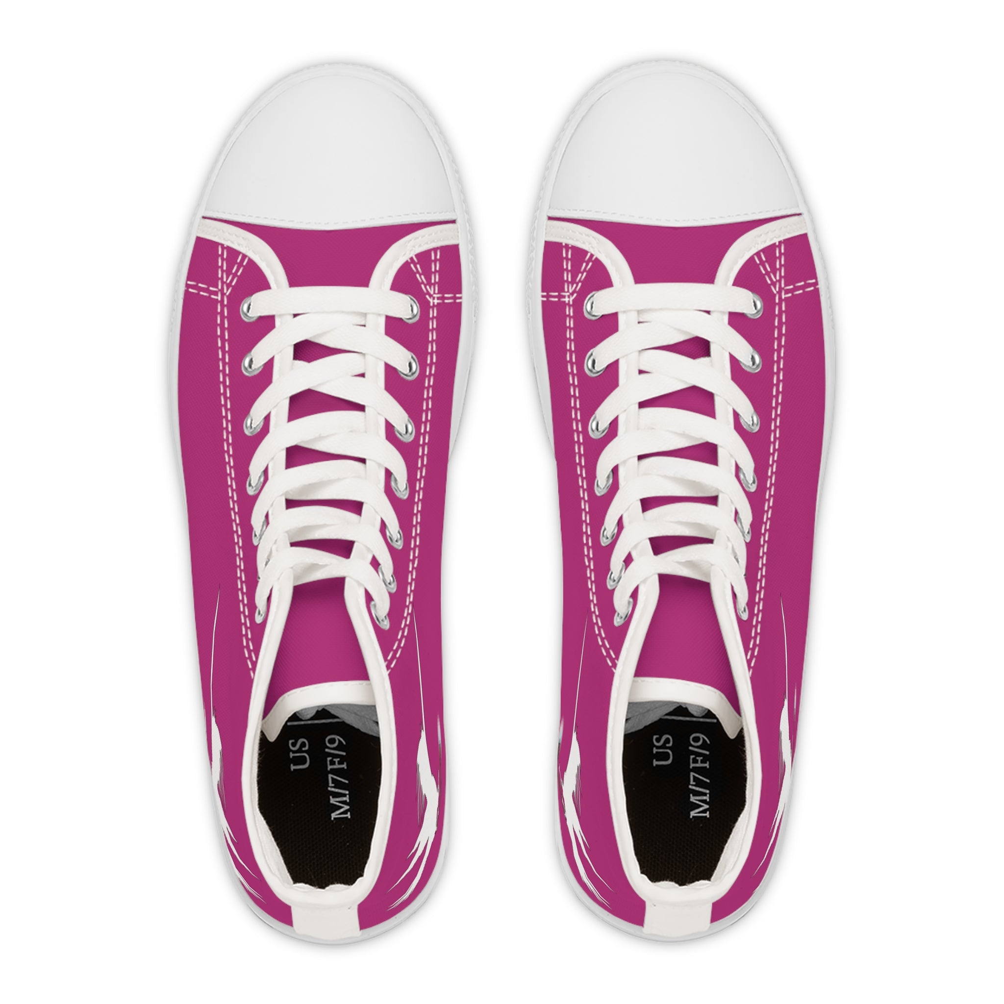 Fusia Wizard Wand Women's High Top Sneakers