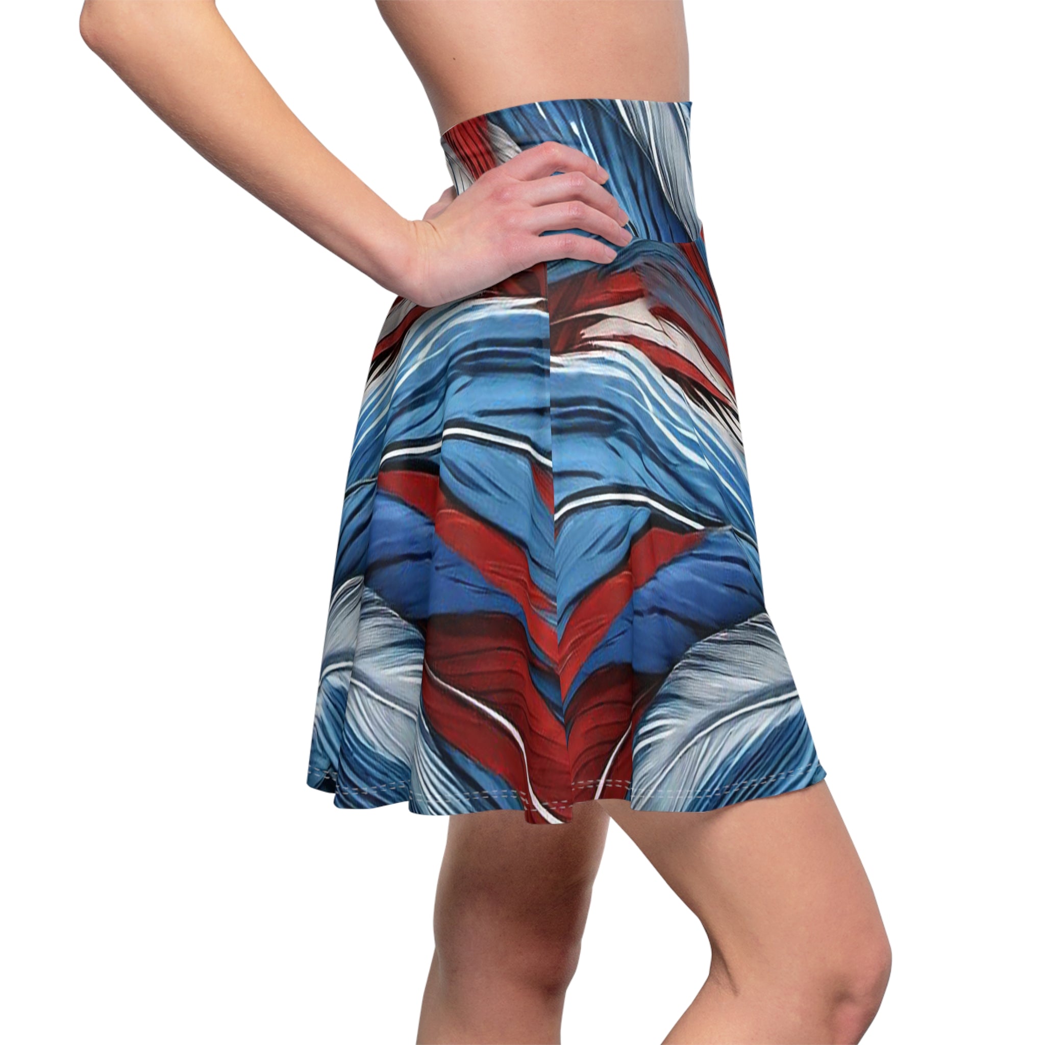 RGB Quill Feathers Skirt