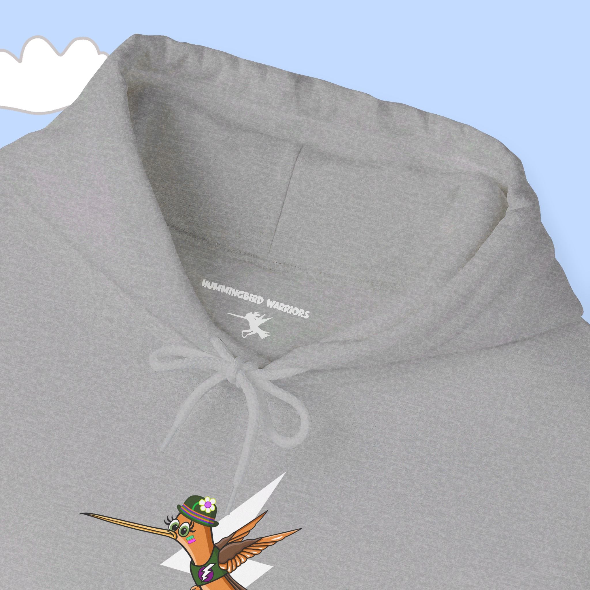 Hummingbird Warriors Chocolate Bar Heavy Blend™ Hooded Sweatshirt