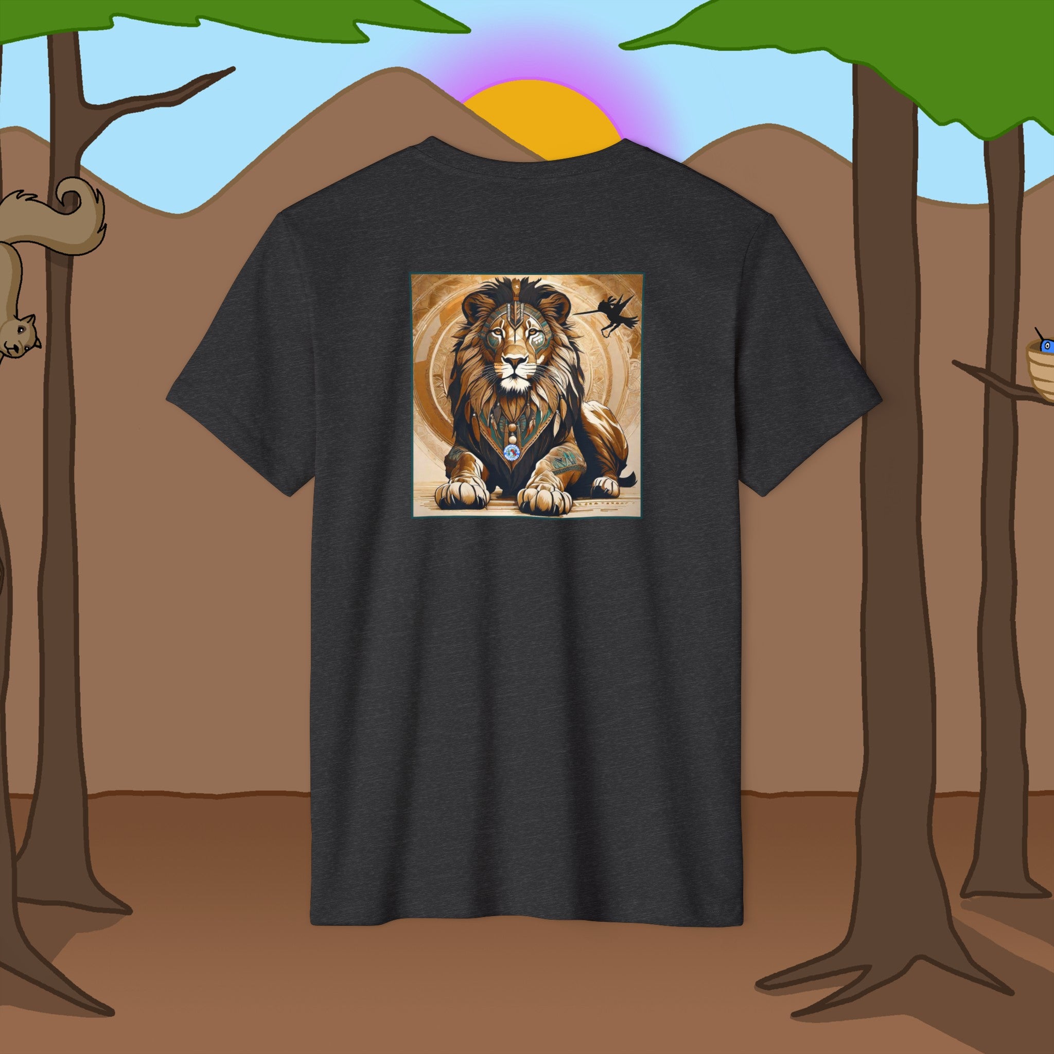 Lion Recycled Organic Loose Fit T-Shirt