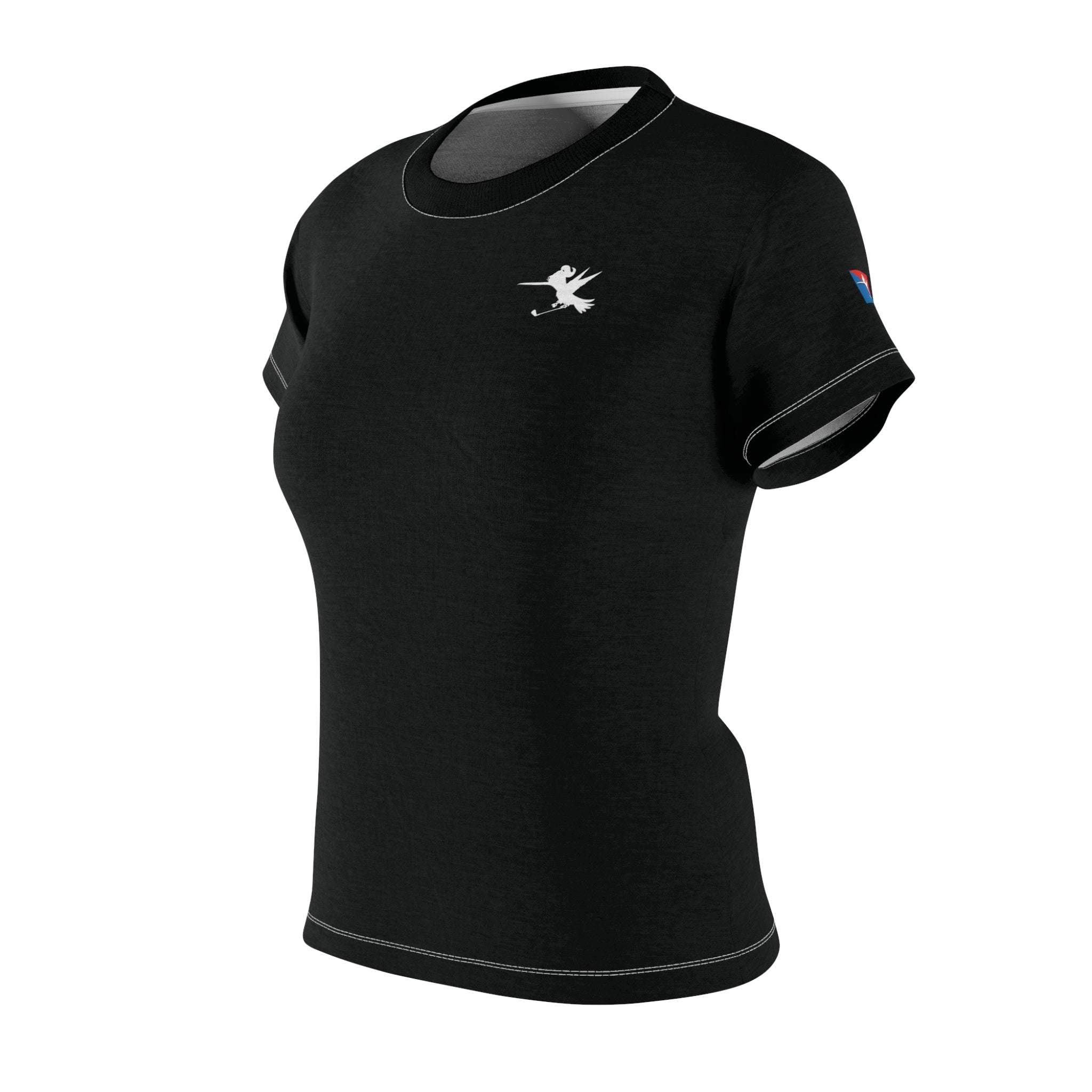 Golfer Black Women's Performance Tee