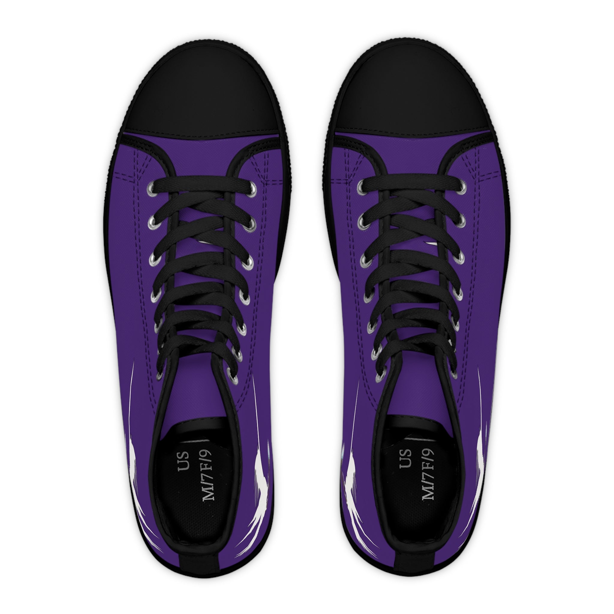 Purple Wizard Wand Women's High Top Sneakers