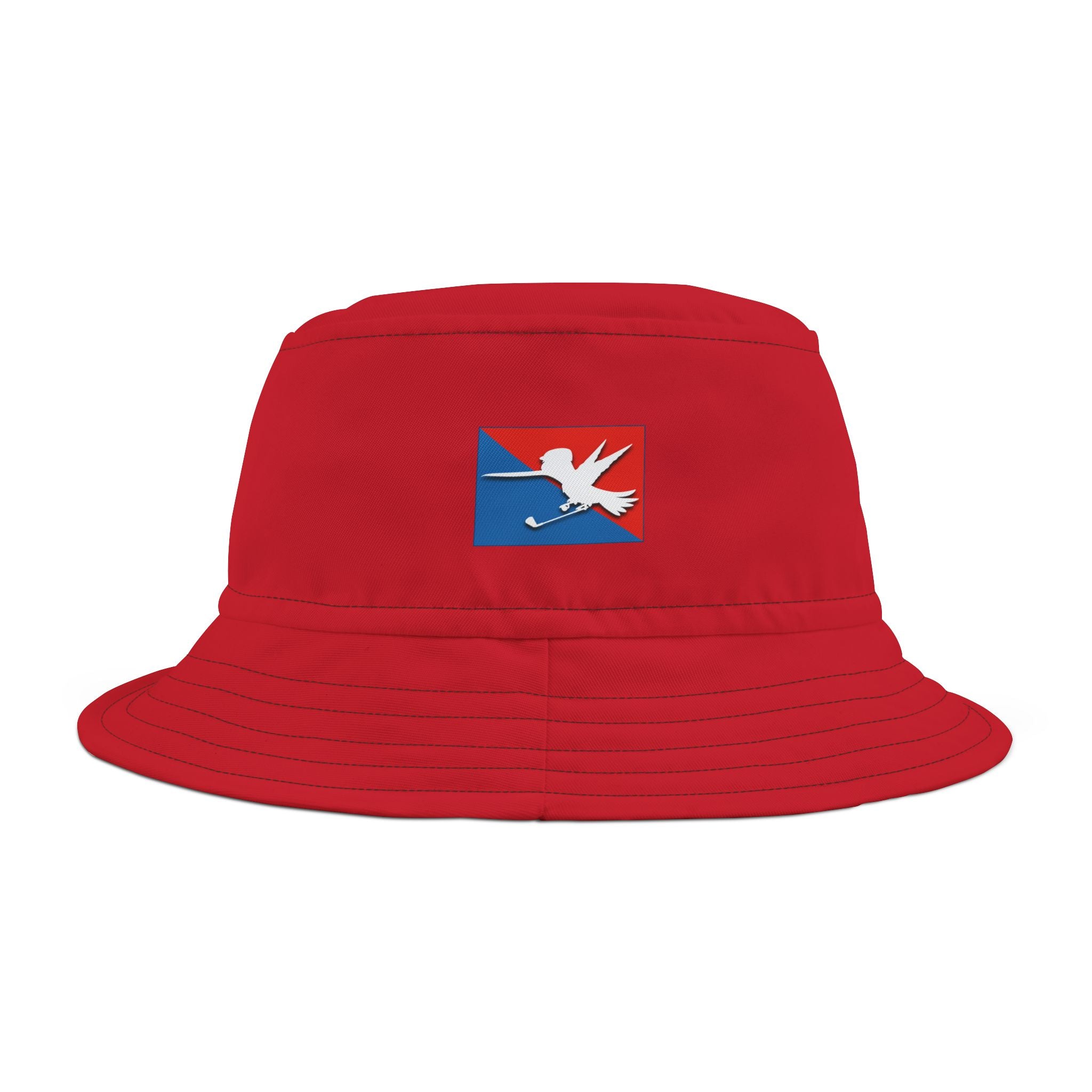 Red Golf Bucket Hat