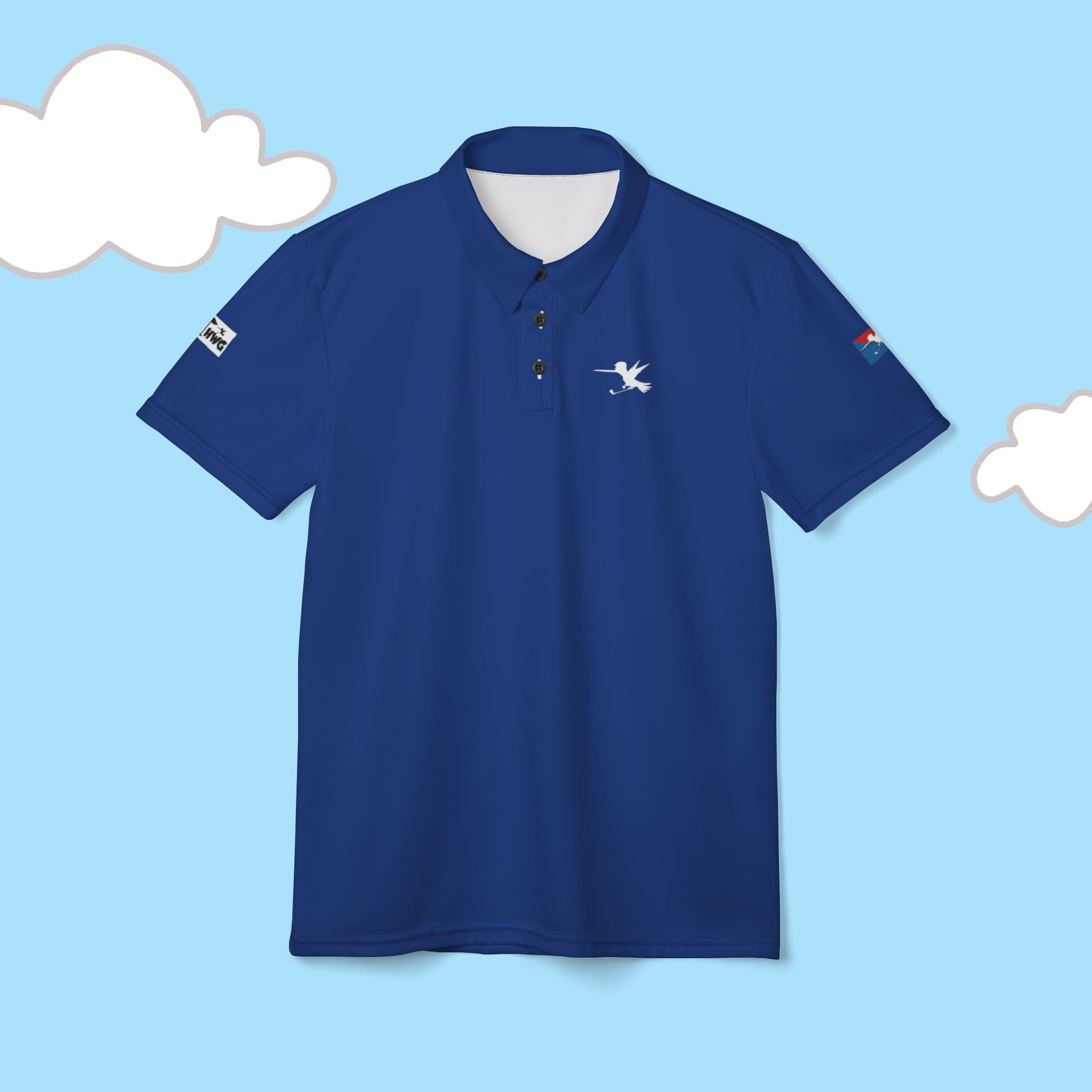 Blue Golf Polo Shirt