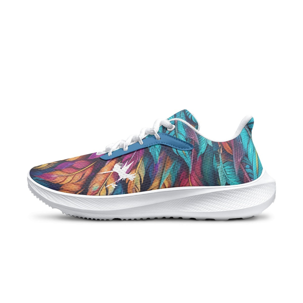 Colorful Feathers Running Shoes