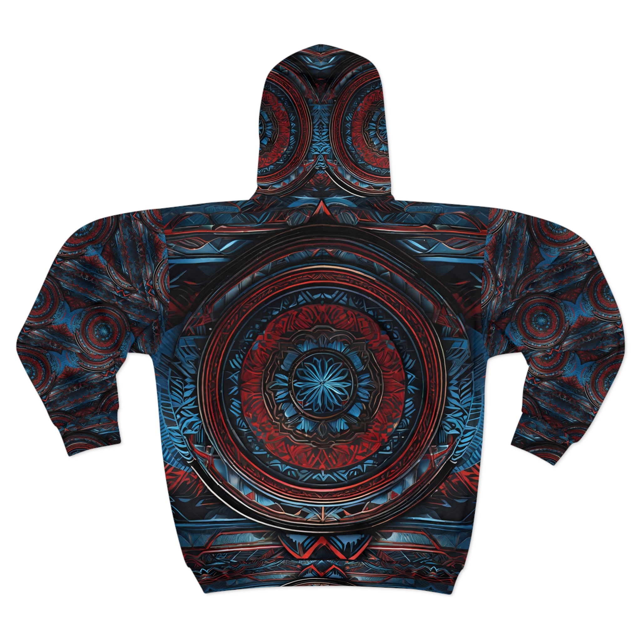 Tribal Shield Zip Up Hoodie