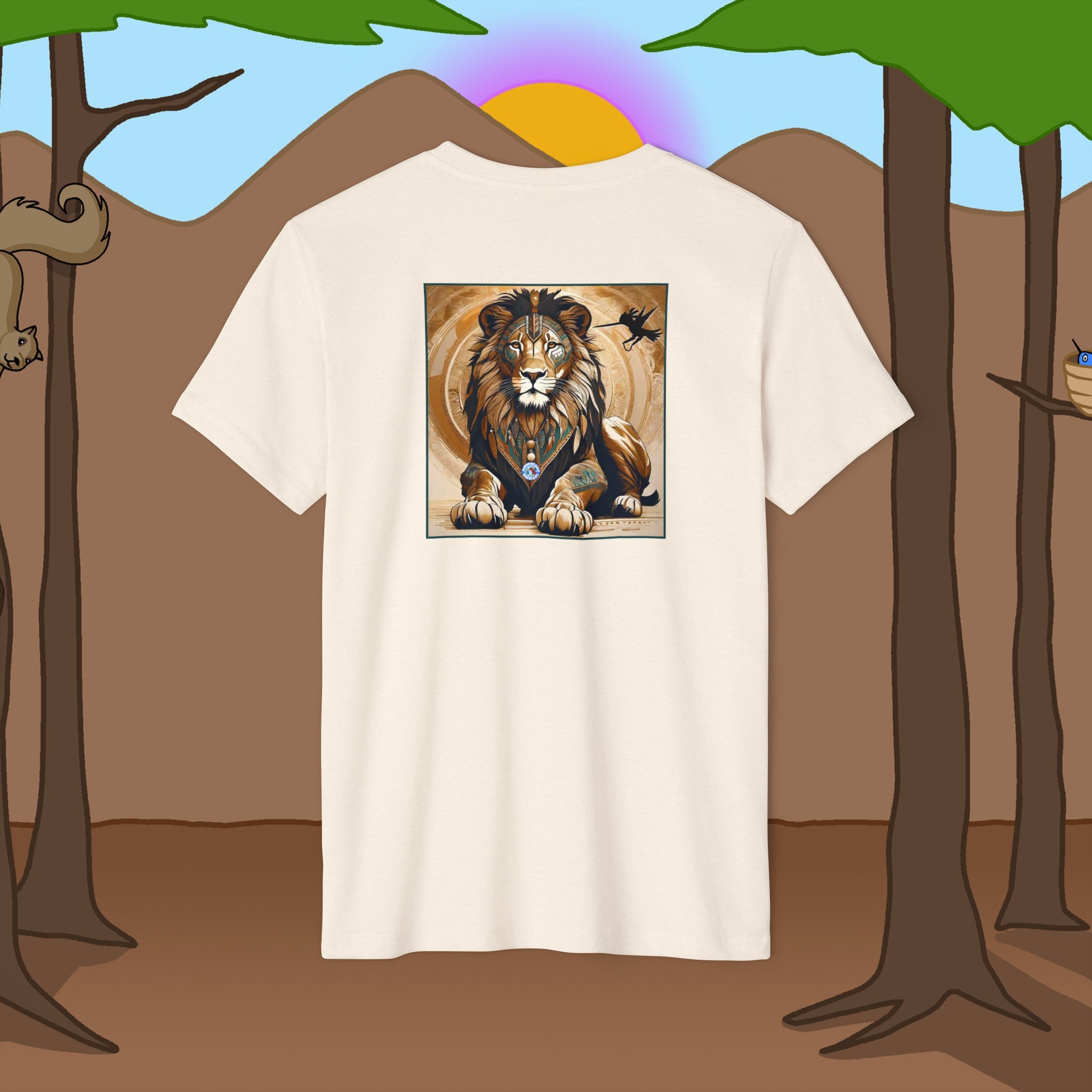 Lion Recycled Organic Loose Fit T-Shirt