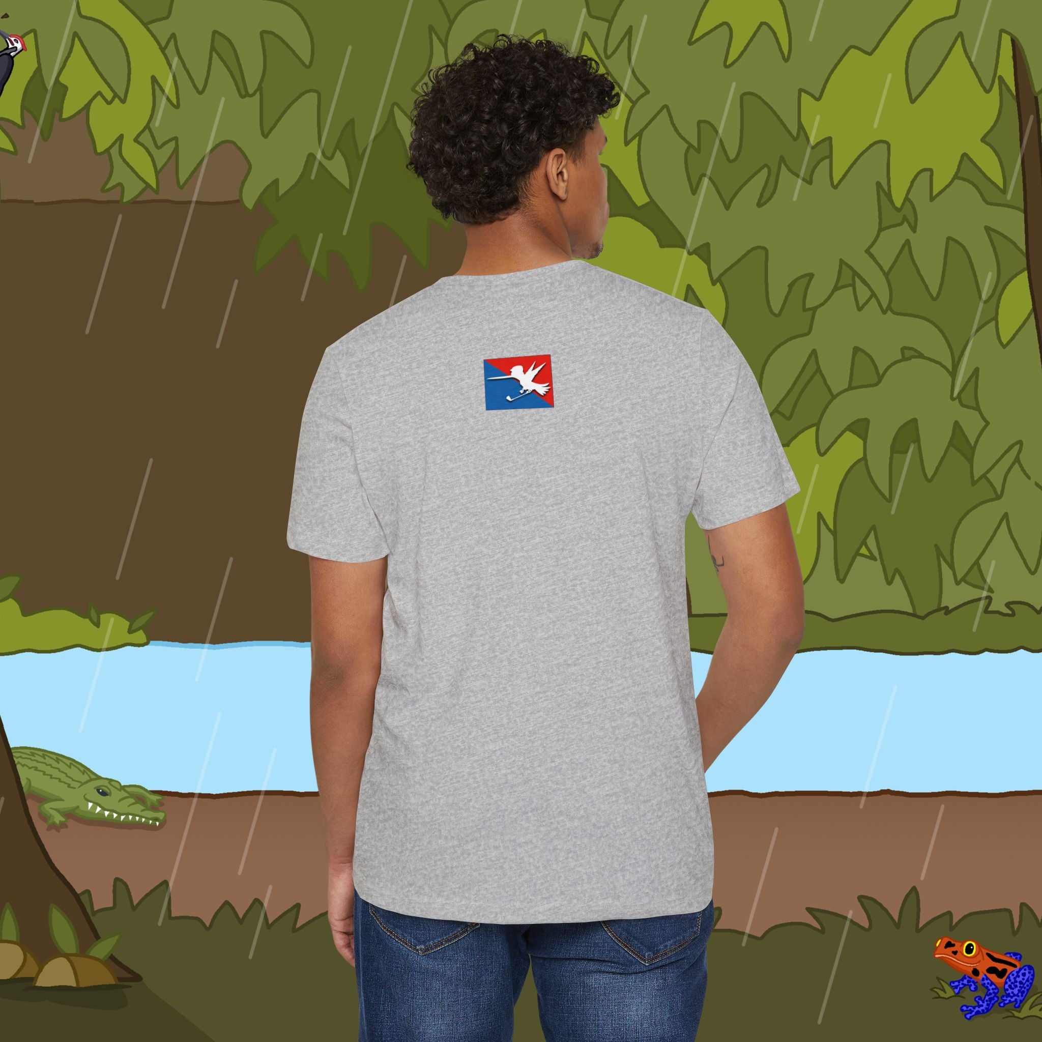 Golfer Recycled Organic T-Shirt