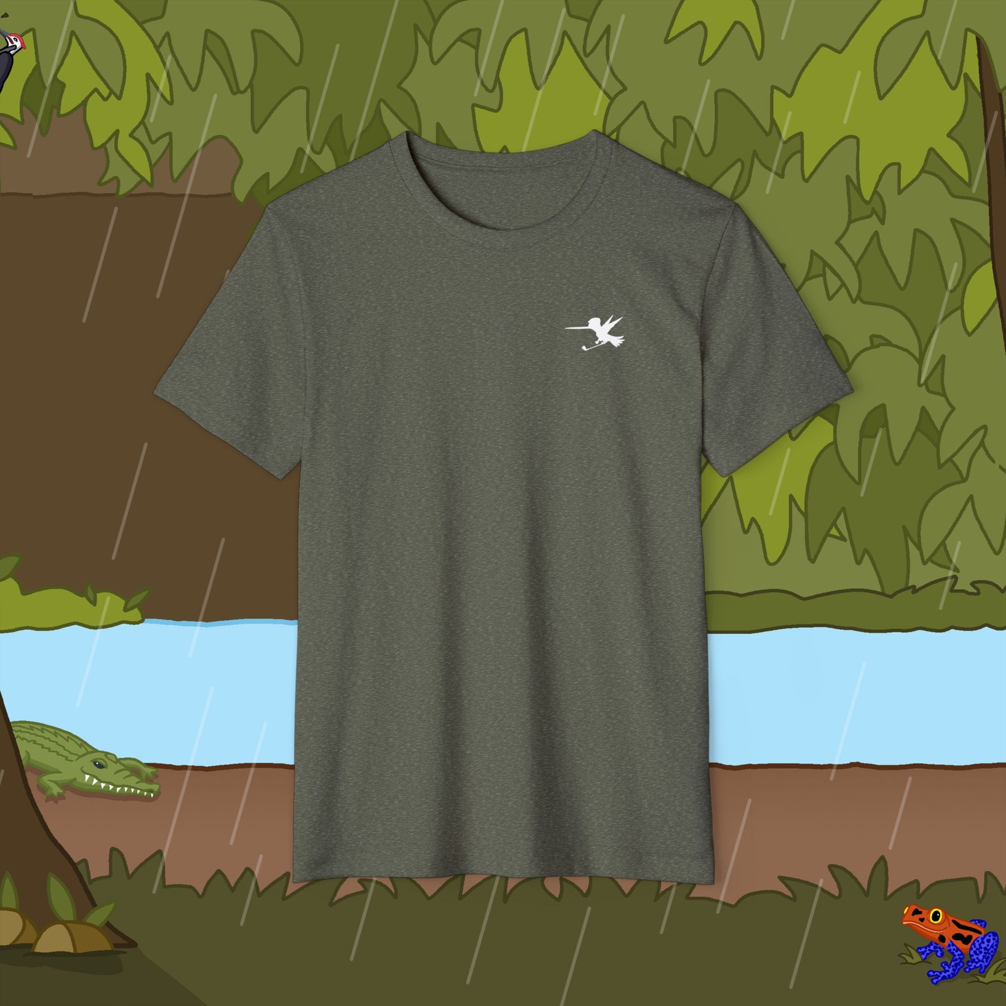 Golfer Recycled Organic T-Shirt