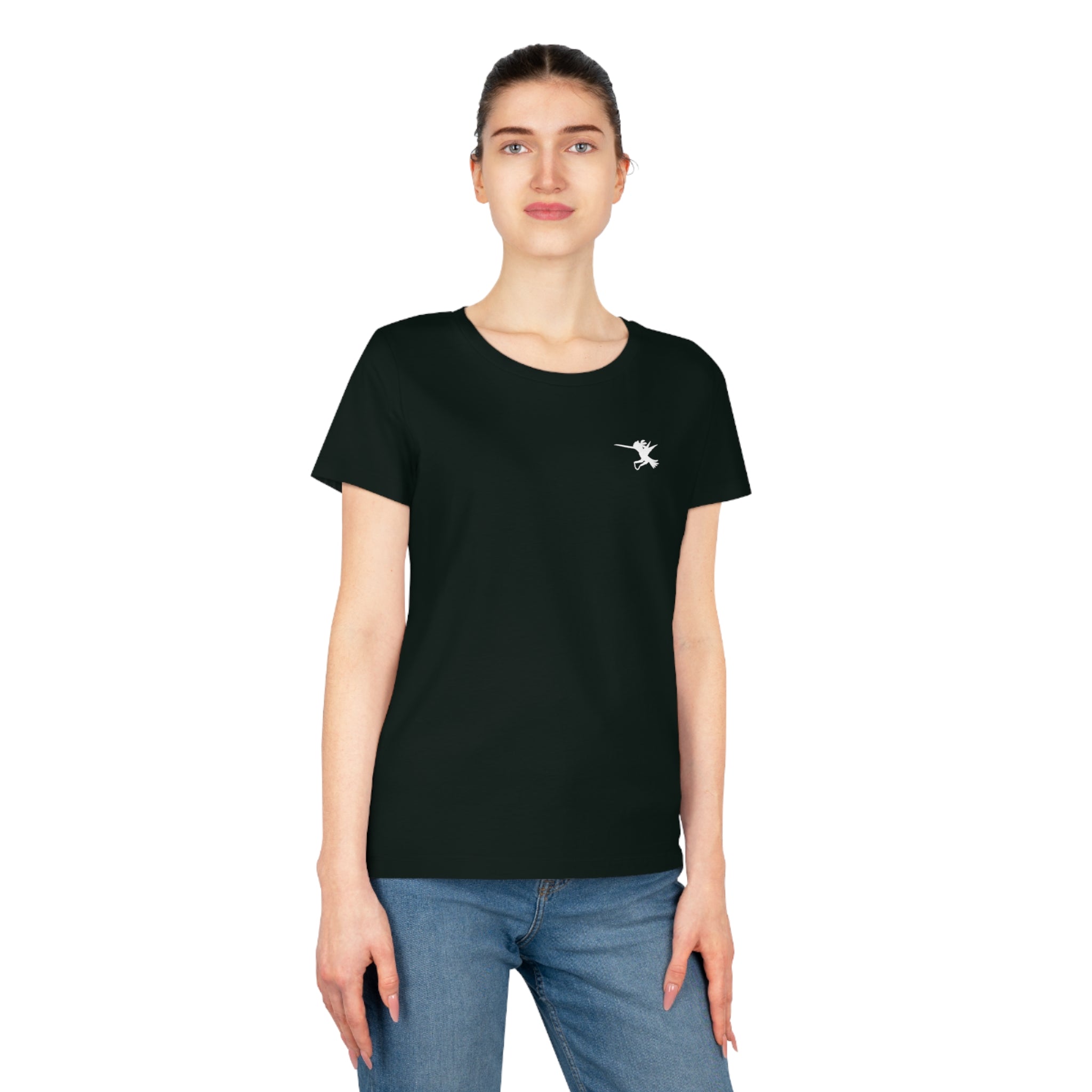 Nunchucks Silhouette Women's Certified Organic Vegan Tee