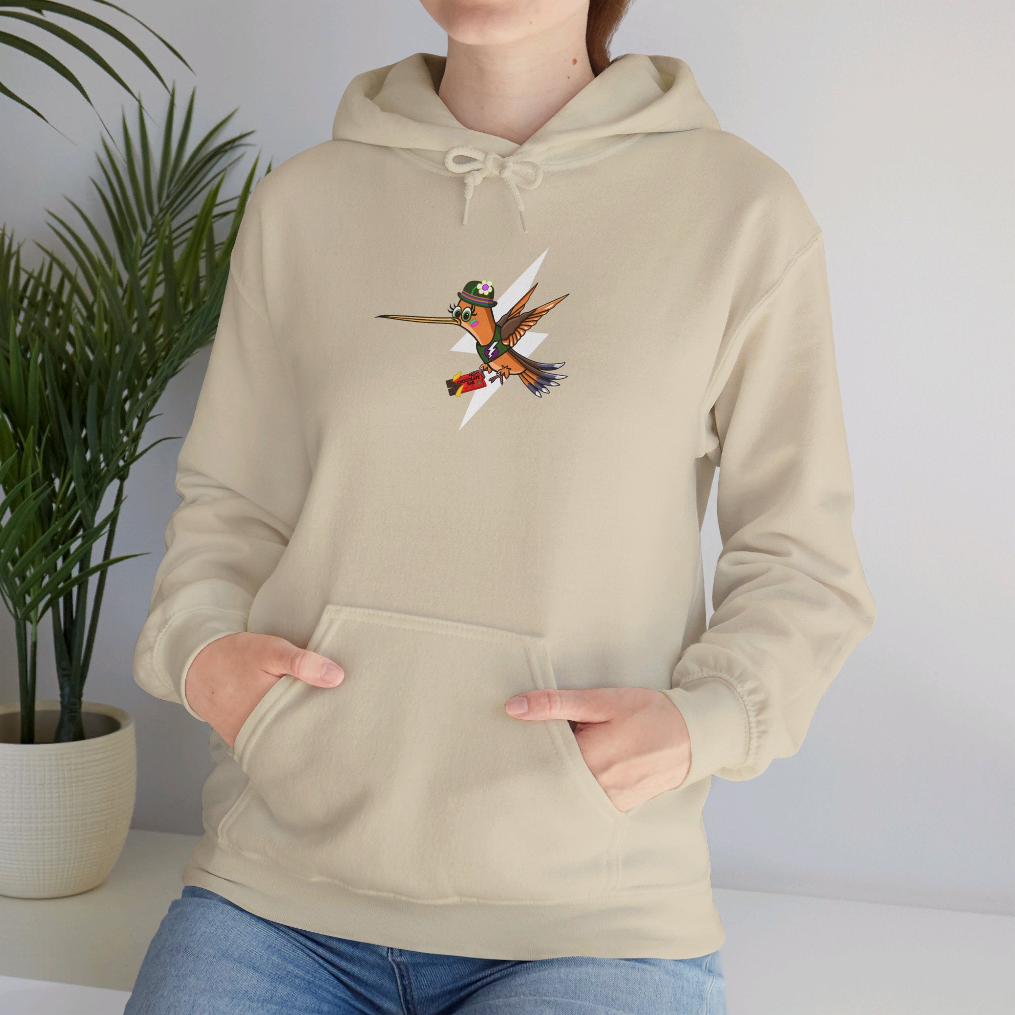 Hummingbird Warriors Chocolate Bar Heavy Blend™ Hooded Sweatshirt