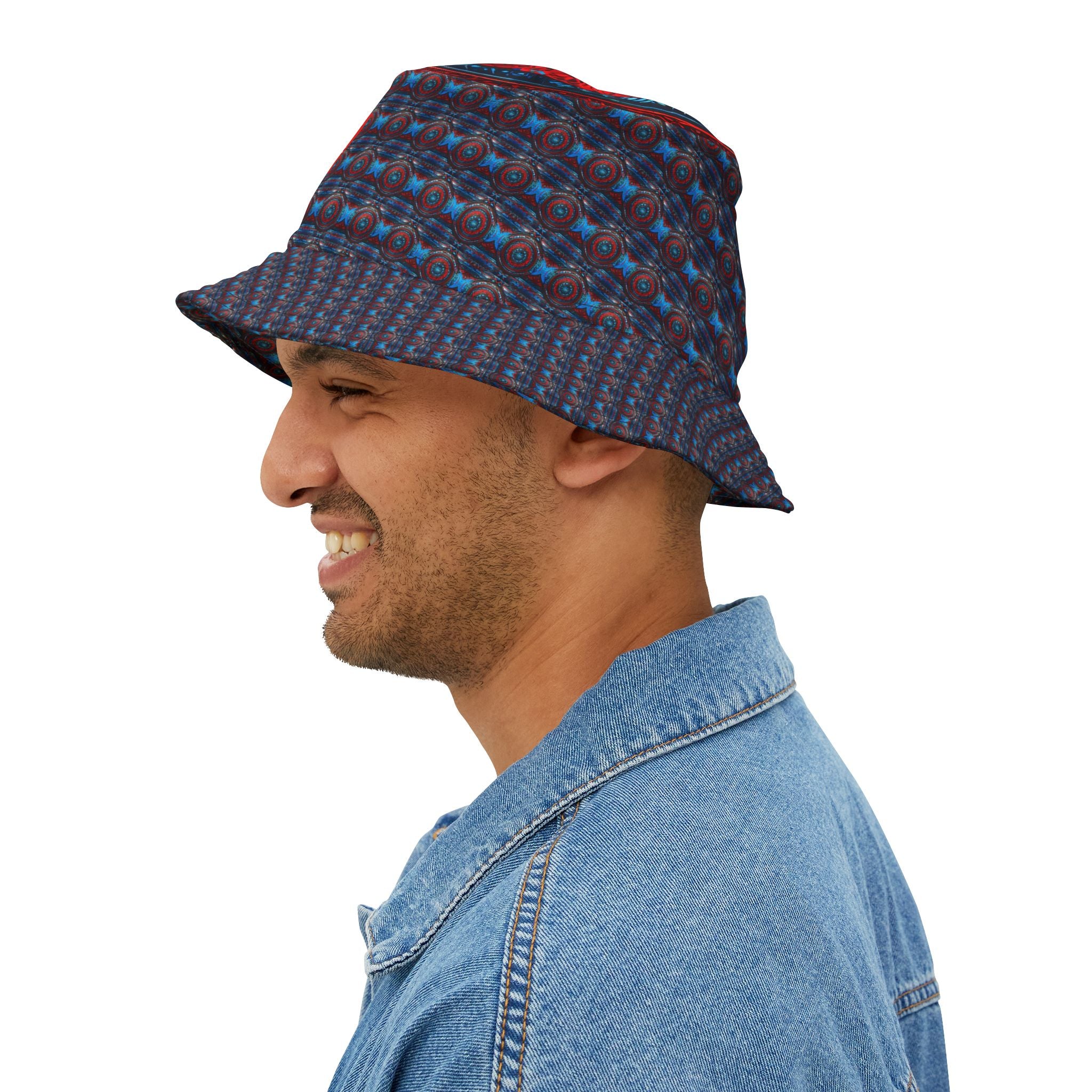 Tribal Shield Golf Bucket Hat