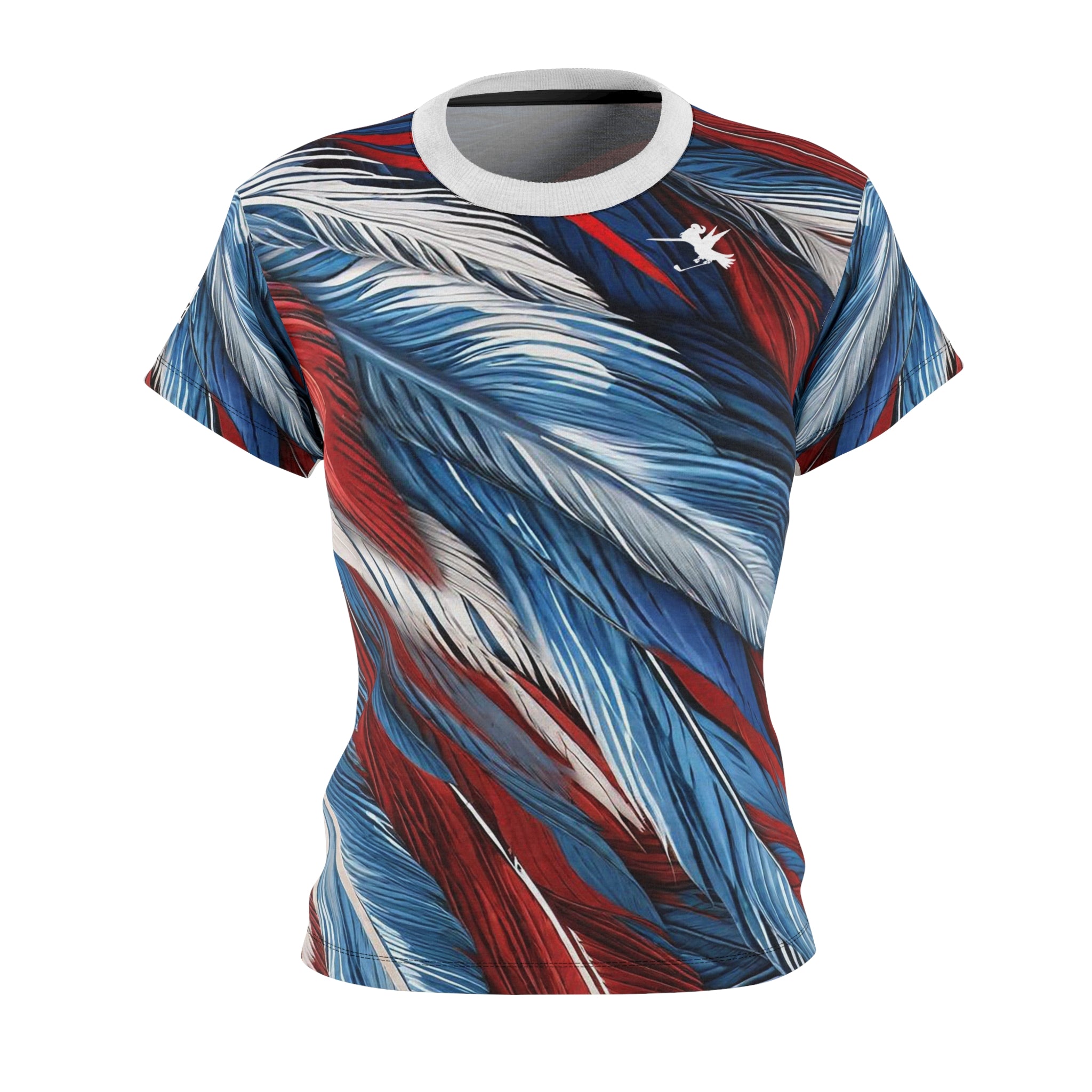 RWB Quill Feathers Women's Golf Performance Tee