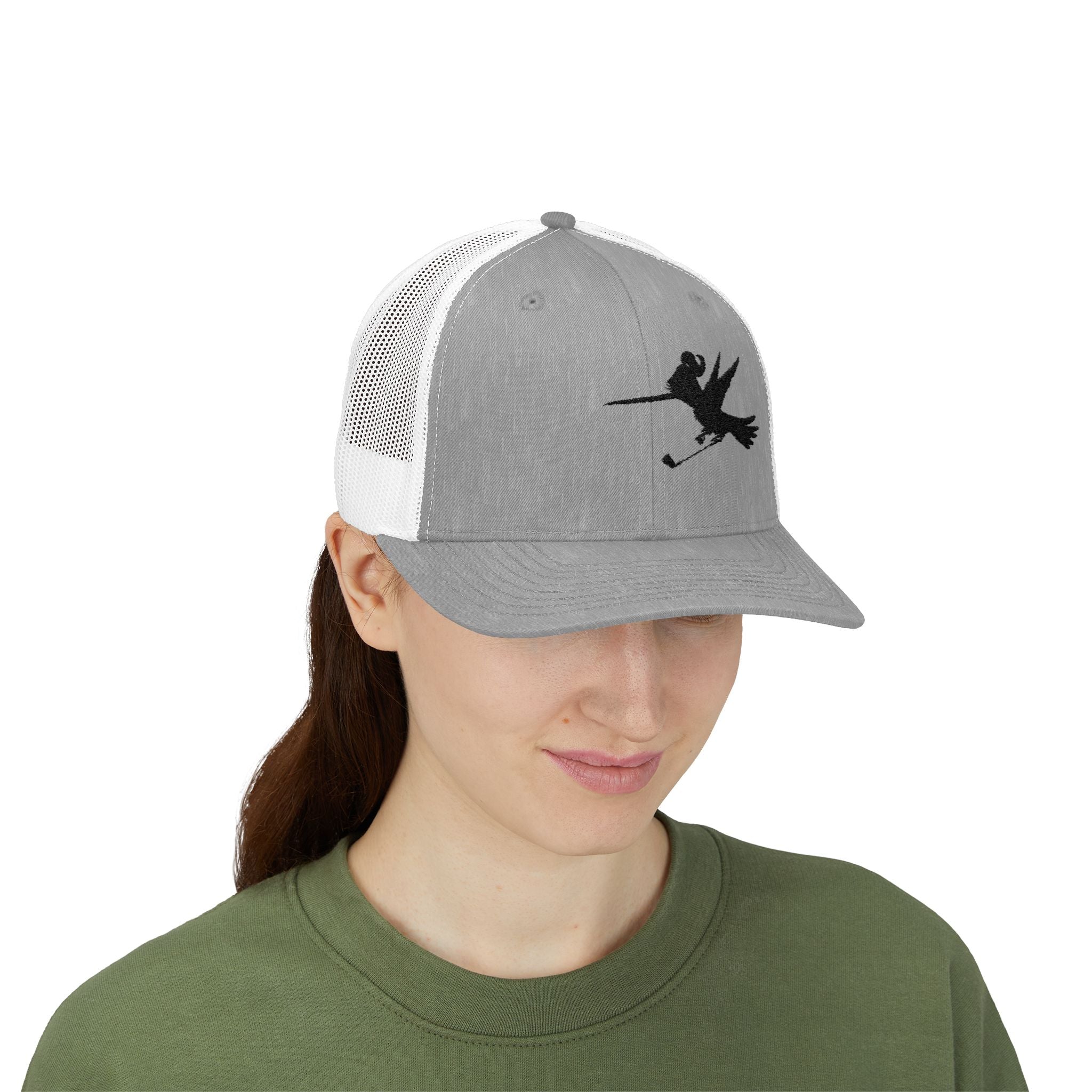 Women's Golf Embroidered Trucker Cap