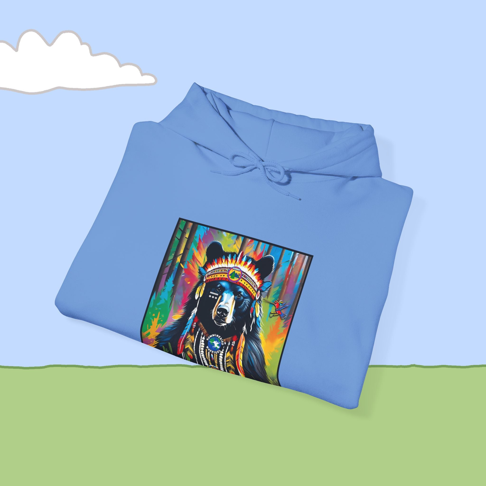 Black Bear  Heavy Blend™ Hooded Sweatshirt
