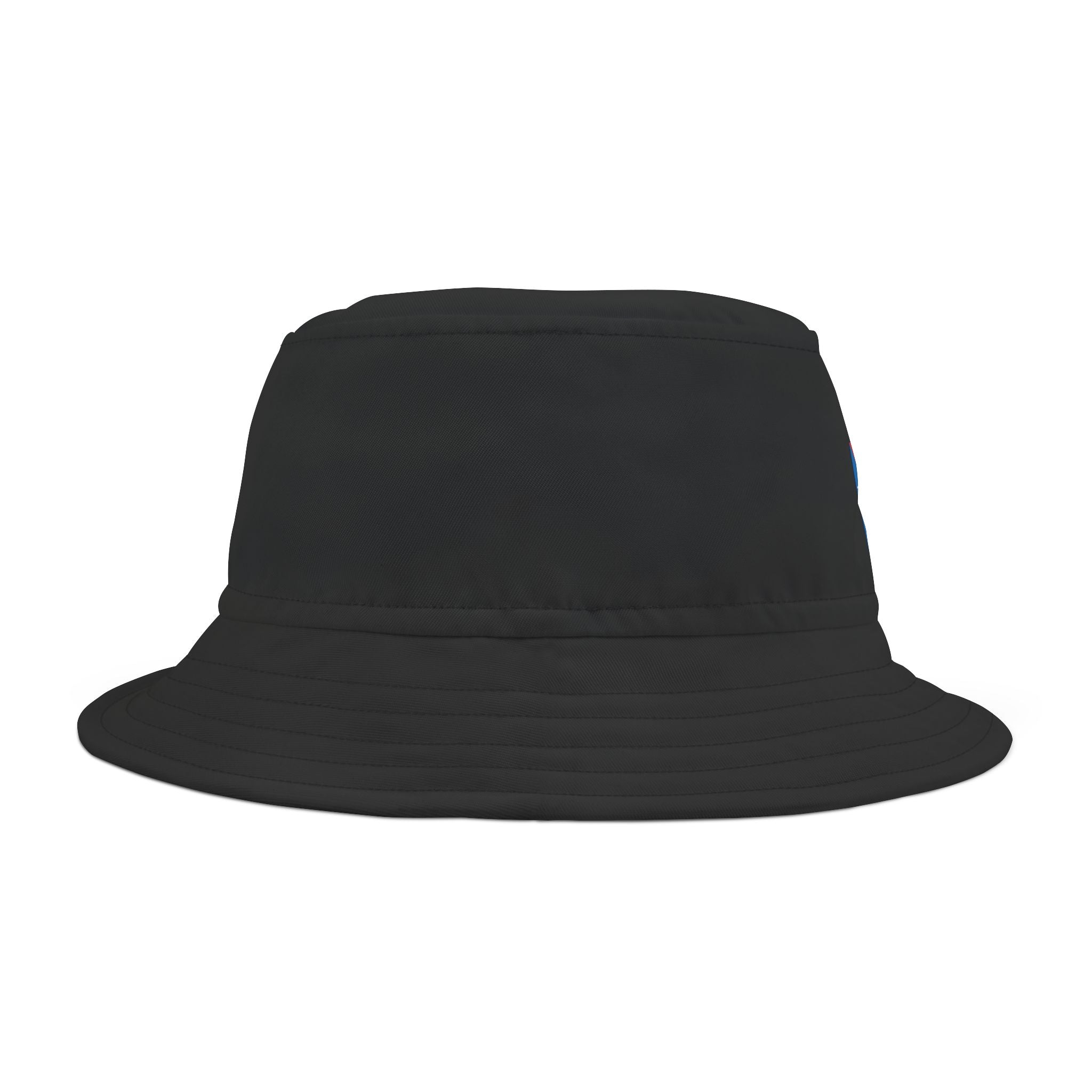 Black Golf Logo Bucket Hat