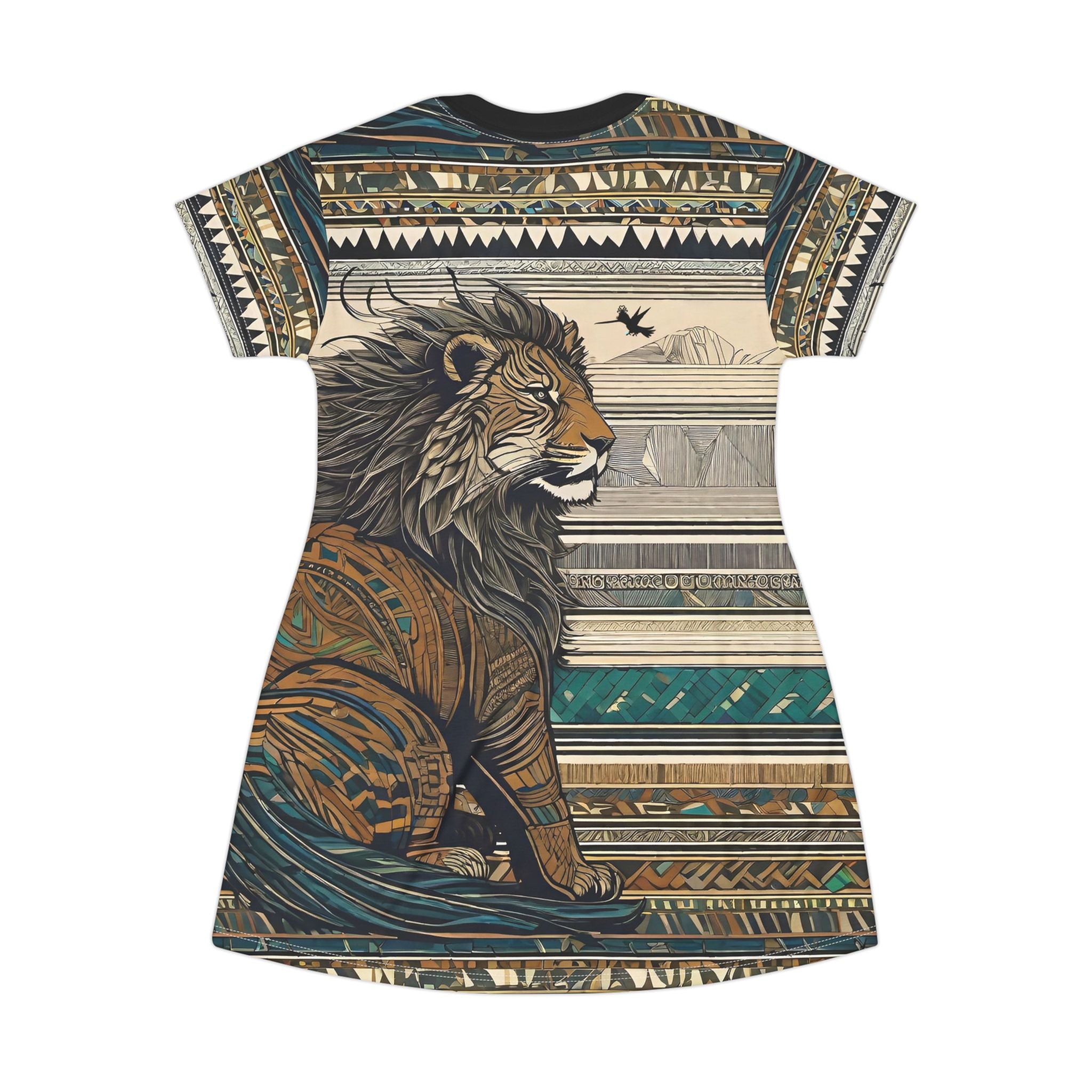 Lion Diamond Ring T-Shirt Dress