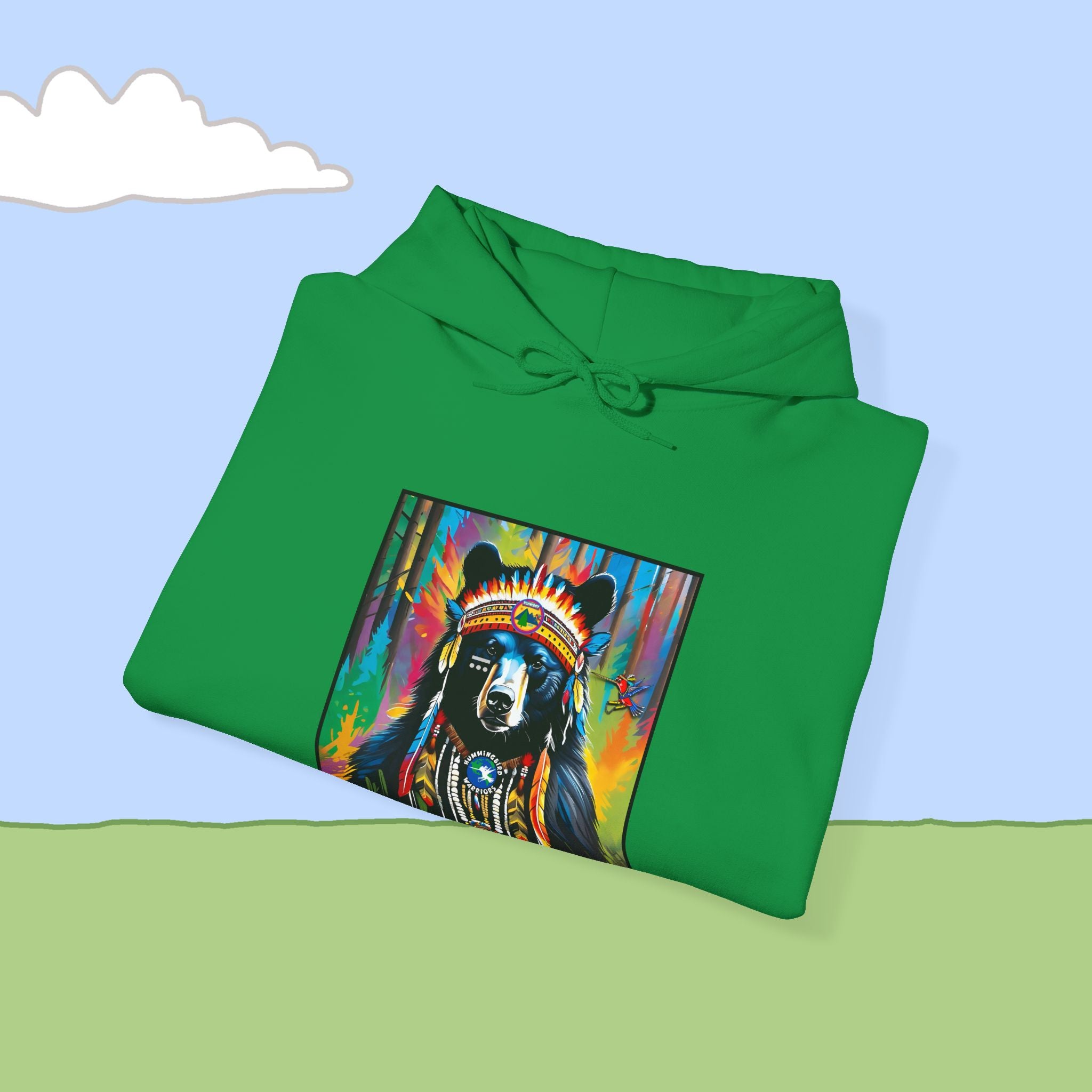 Black Bear  Heavy Blend™ Hooded Sweatshirt