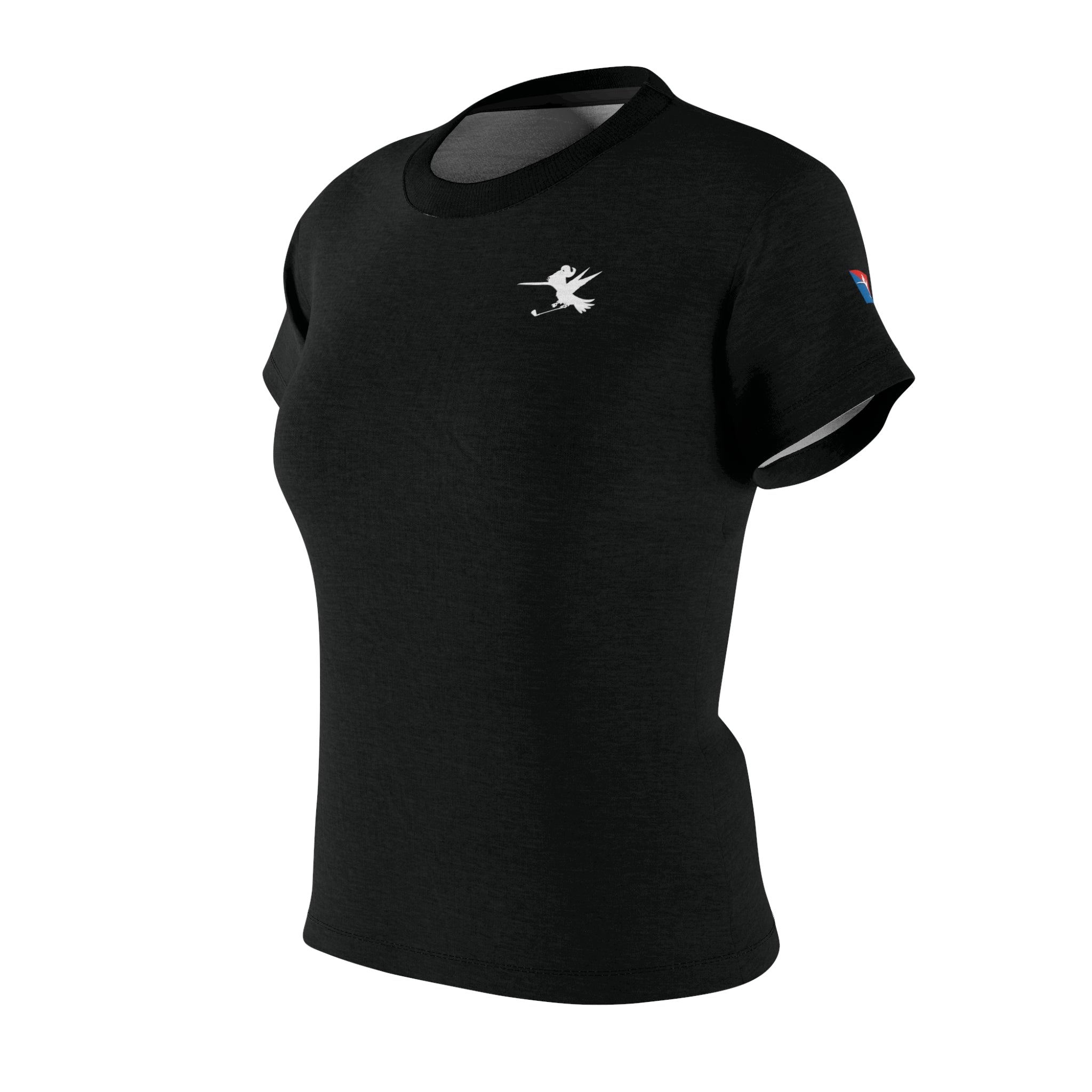 Golfer Black Women's Performance Tee