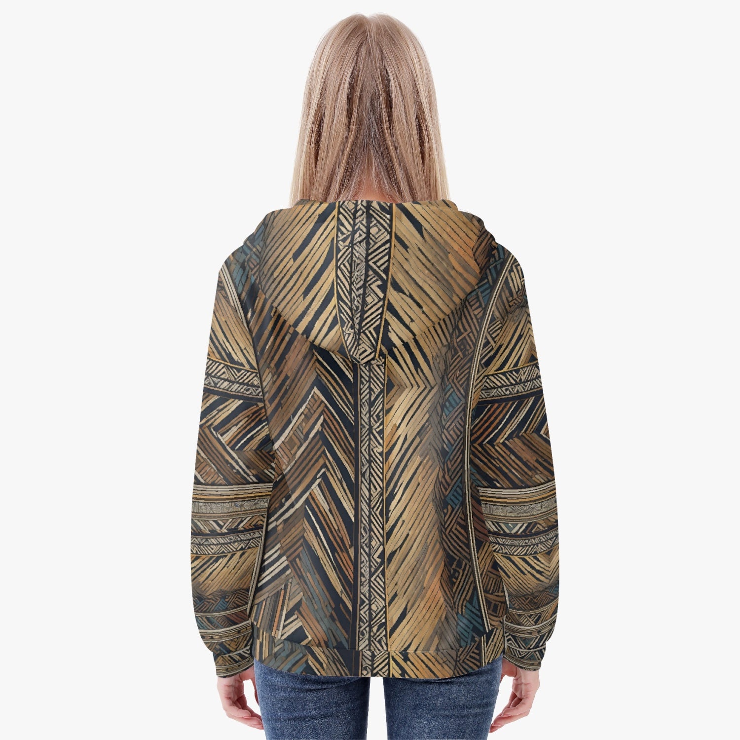 Lion Spear Women's Zip Up Hoodie