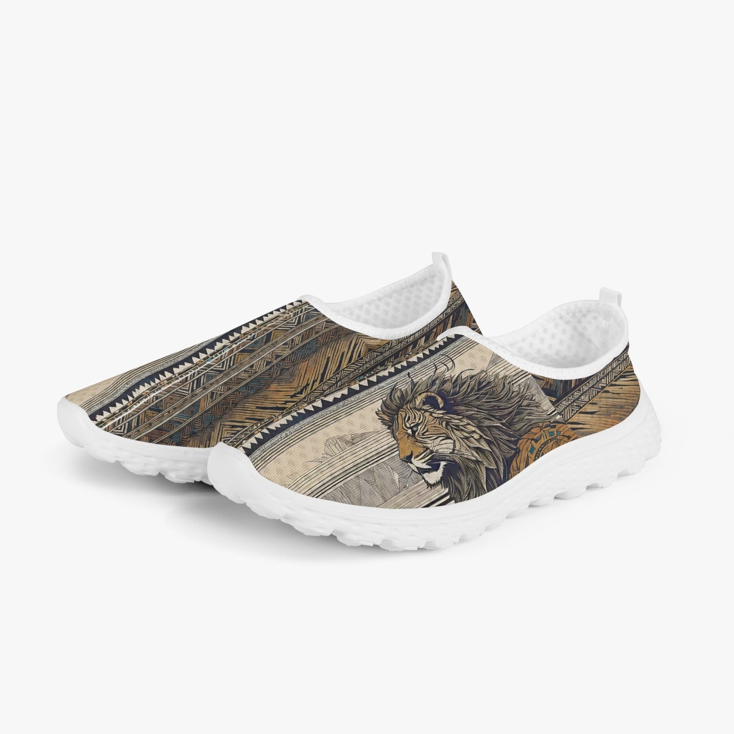 Lion Women's Slip-On Mesh Running Shoes