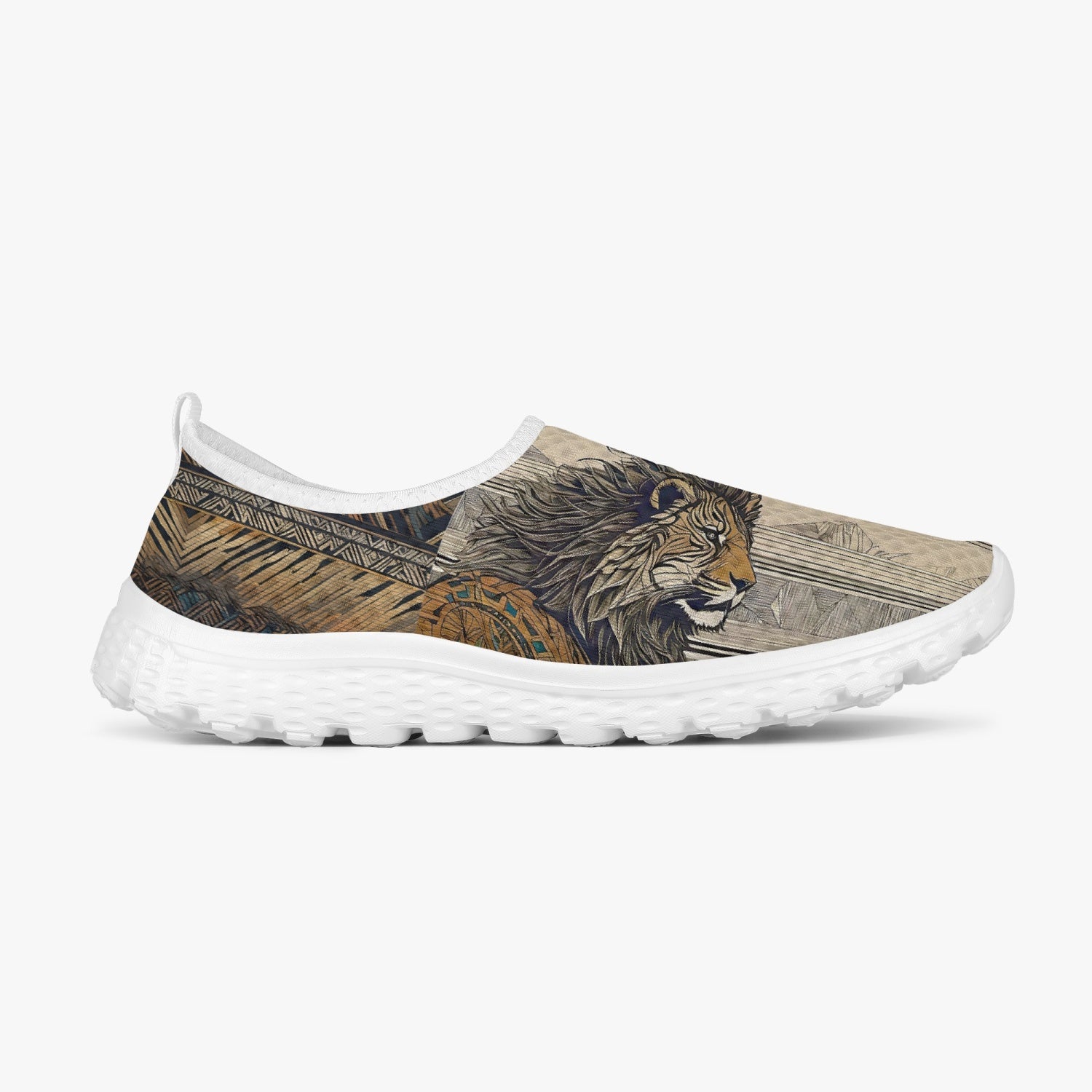 Lion Women's Slip-On Mesh Running Shoes